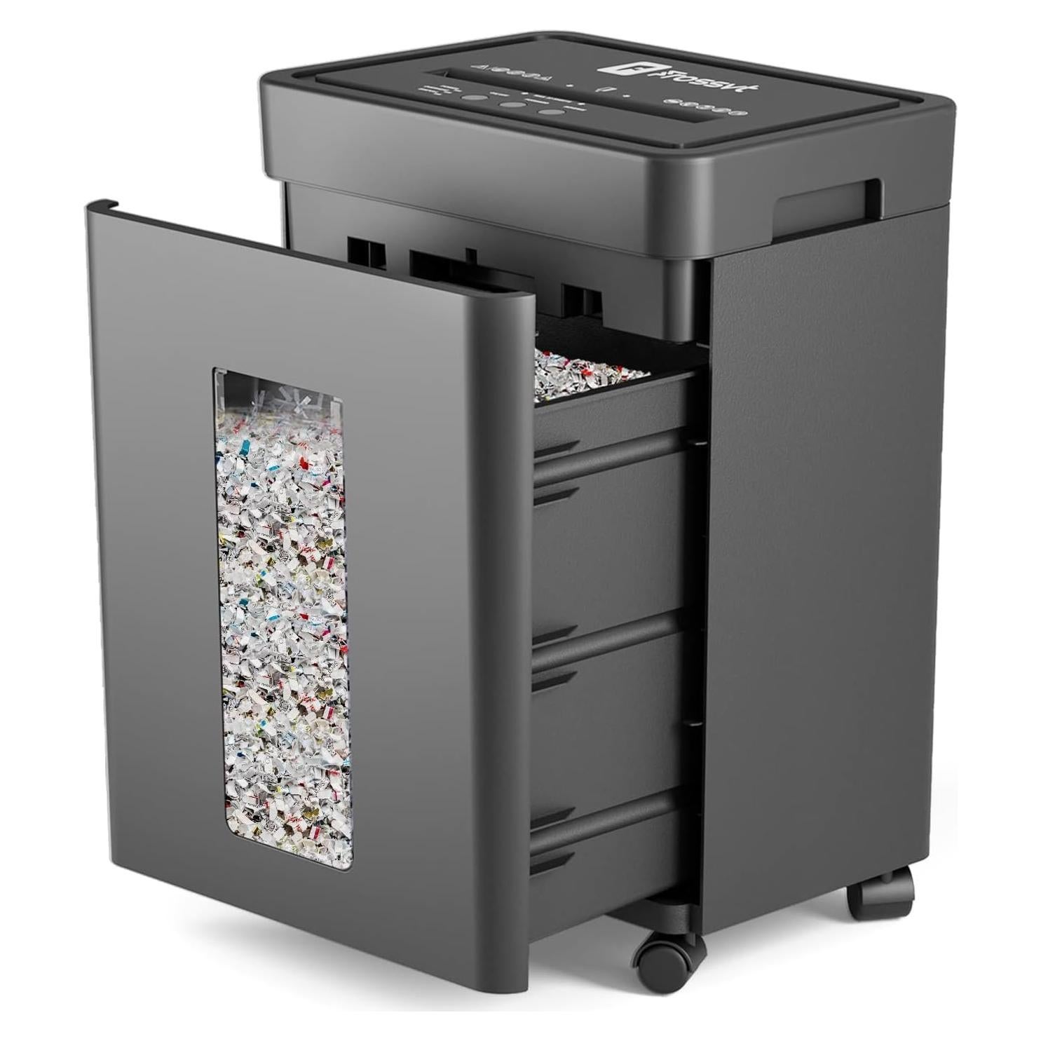 Destructora de Papel Frossvt Micro-Corte P-4 12 Hojas 10 Min