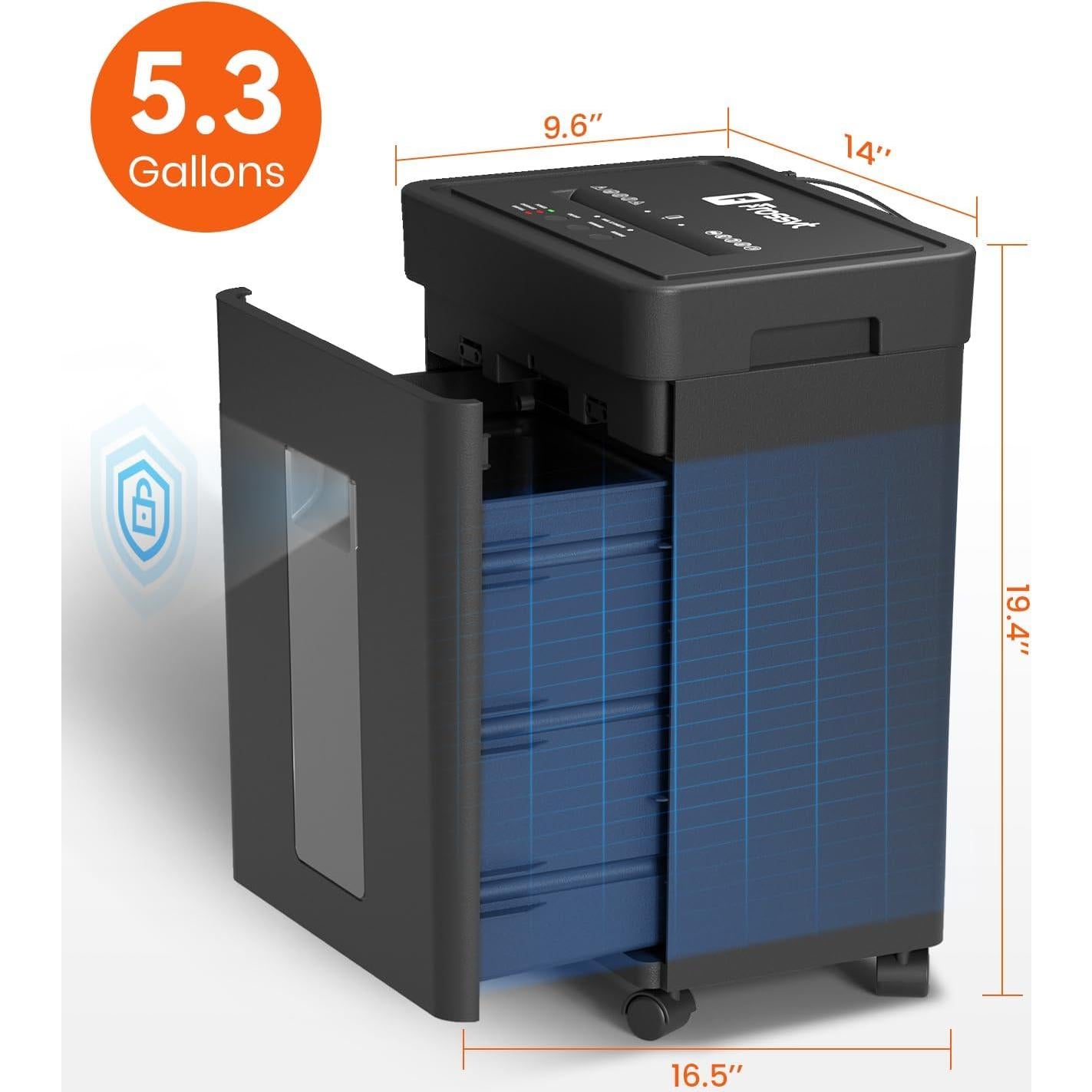 Destructora de Papel Frossvt Micro-Corte P-4 12 Hojas 10 Min