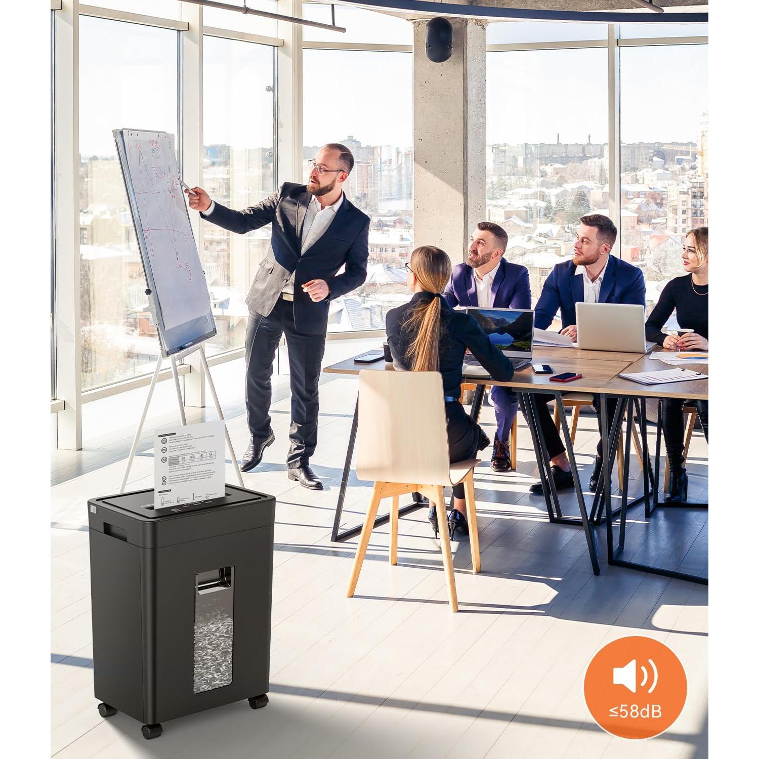 Destructora de Papel Frossvt Micro-Corte P-4 12 Hojas 10 Min