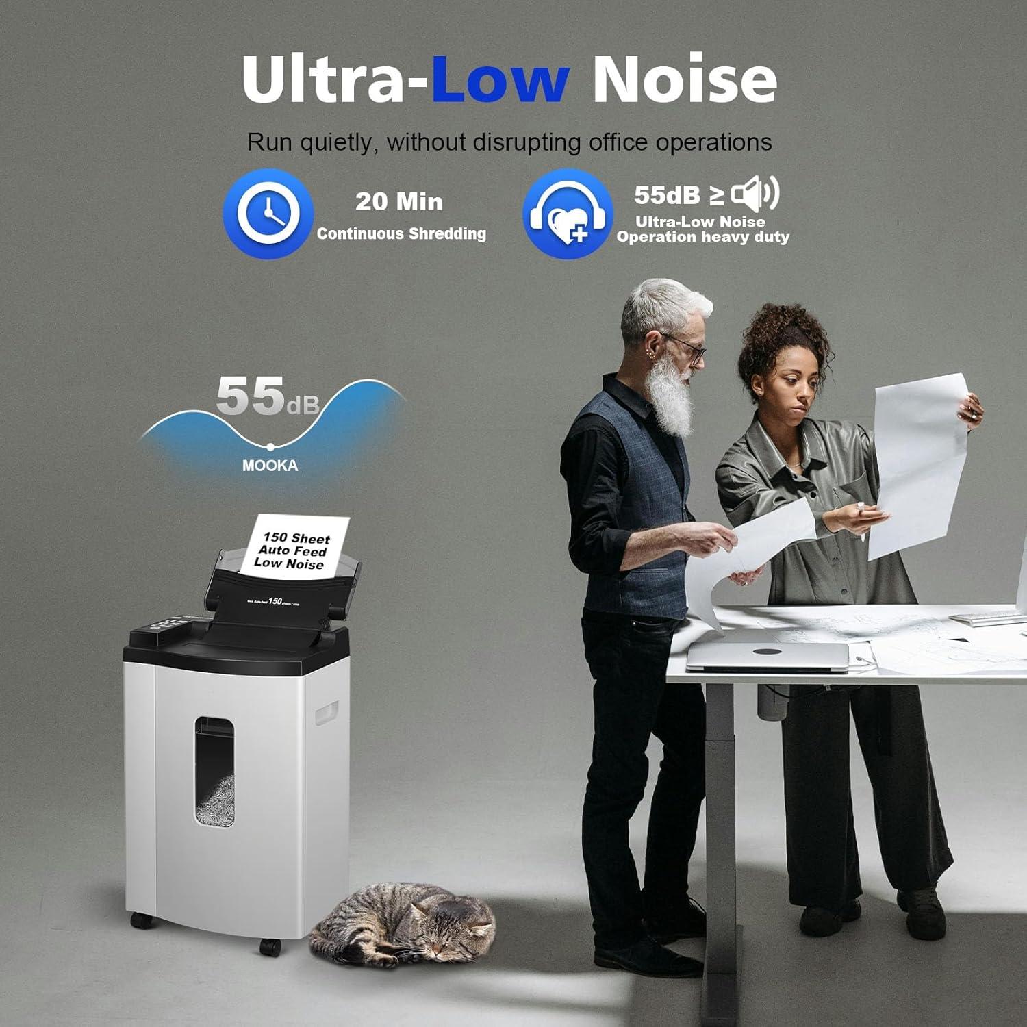 Desgarrador de papel automático Wingwise P-5 150 hojas 23L