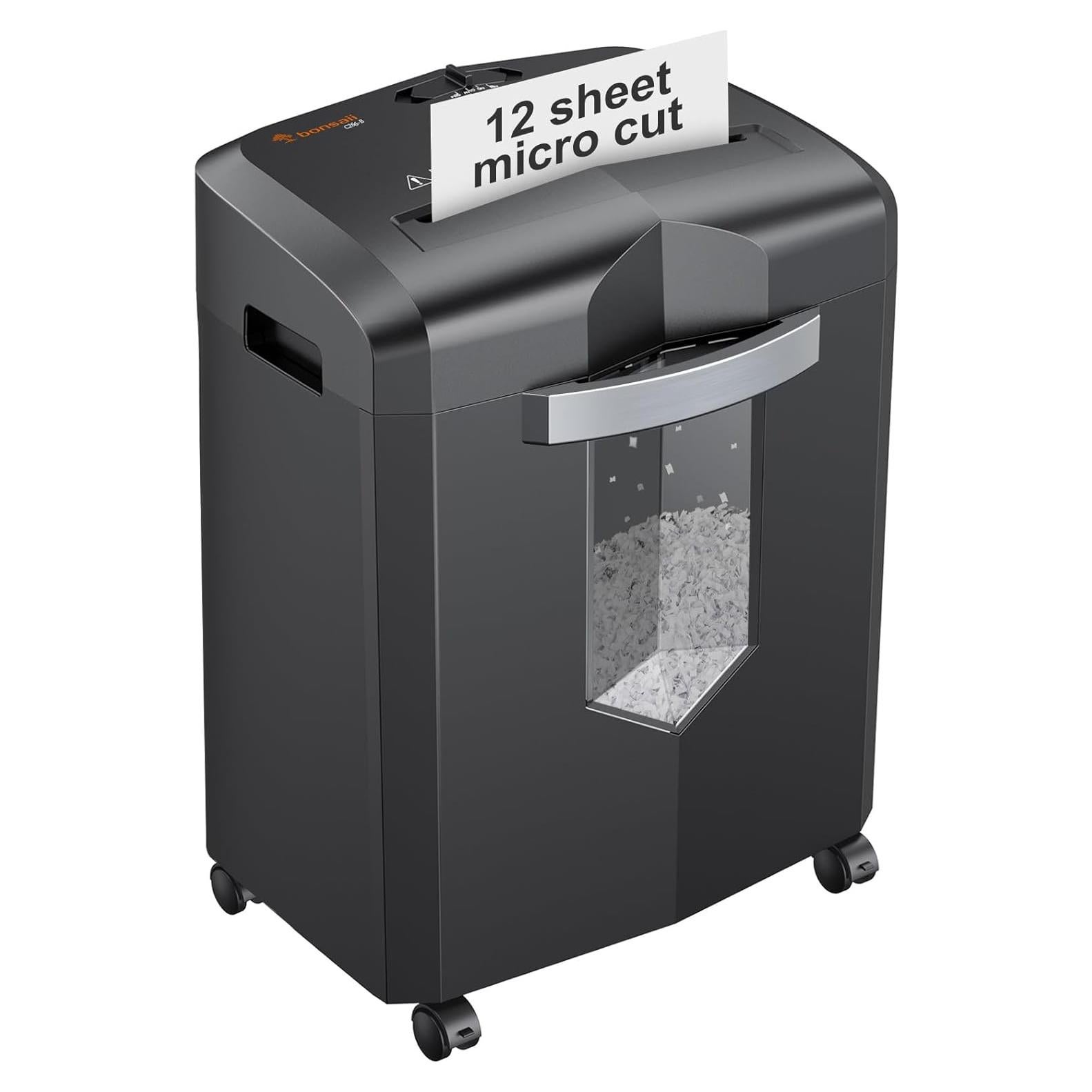 Trituradora de Papel Bonsaii C266-B Micro Corte 12 Hojas P-4