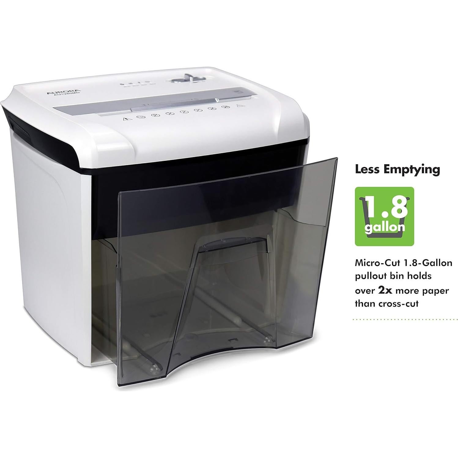 Trituradora de Papel Aurora AU1285MD Microcorte 12 Hojas