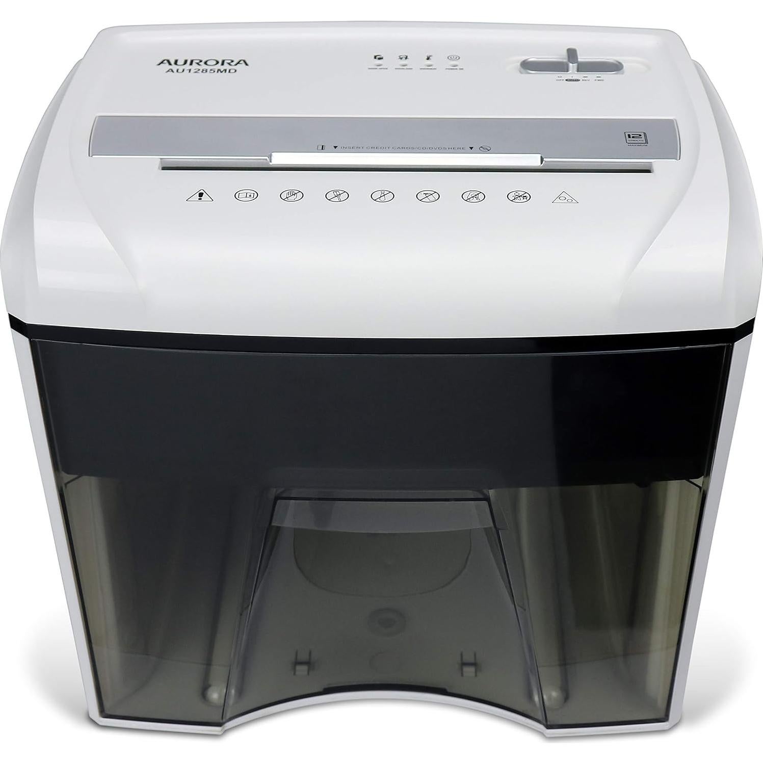 Trituradora de Papel Aurora AU1285MD Microcorte 12 Hojas