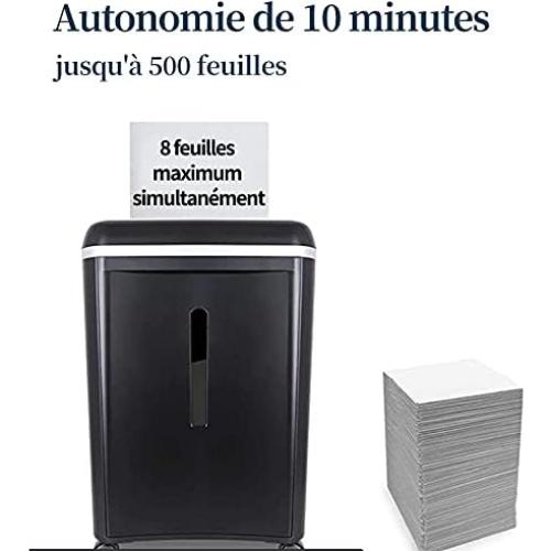 Trituradora de Papel WOLVERINE SD9101 8 Hojas P-5 Ultra Silenciosa