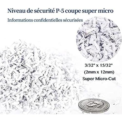 Trituradora de Papel WOLVERINE SD9101 8 Hojas P-5 Ultra Silenciosa