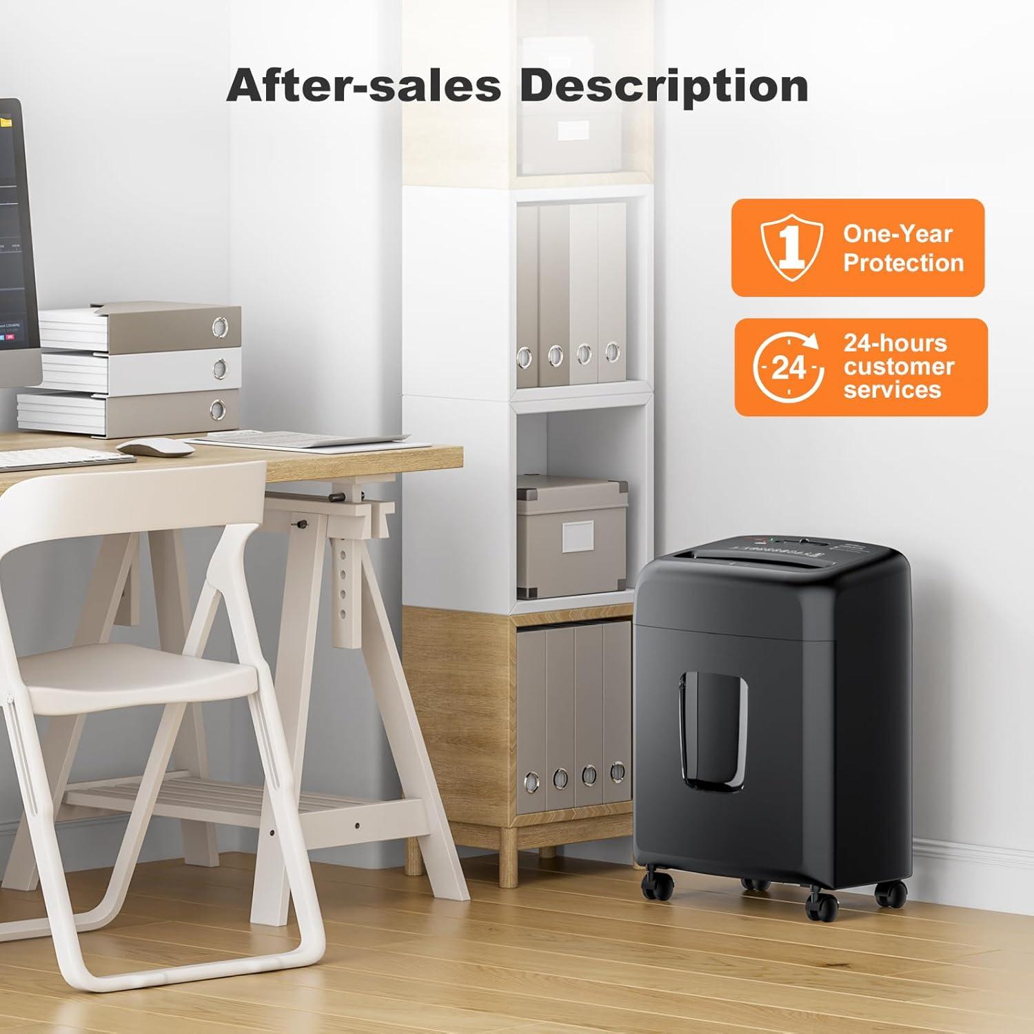 Bonsaii Trituradora de Papel Micro Corte 8 Hojas 4 Galones