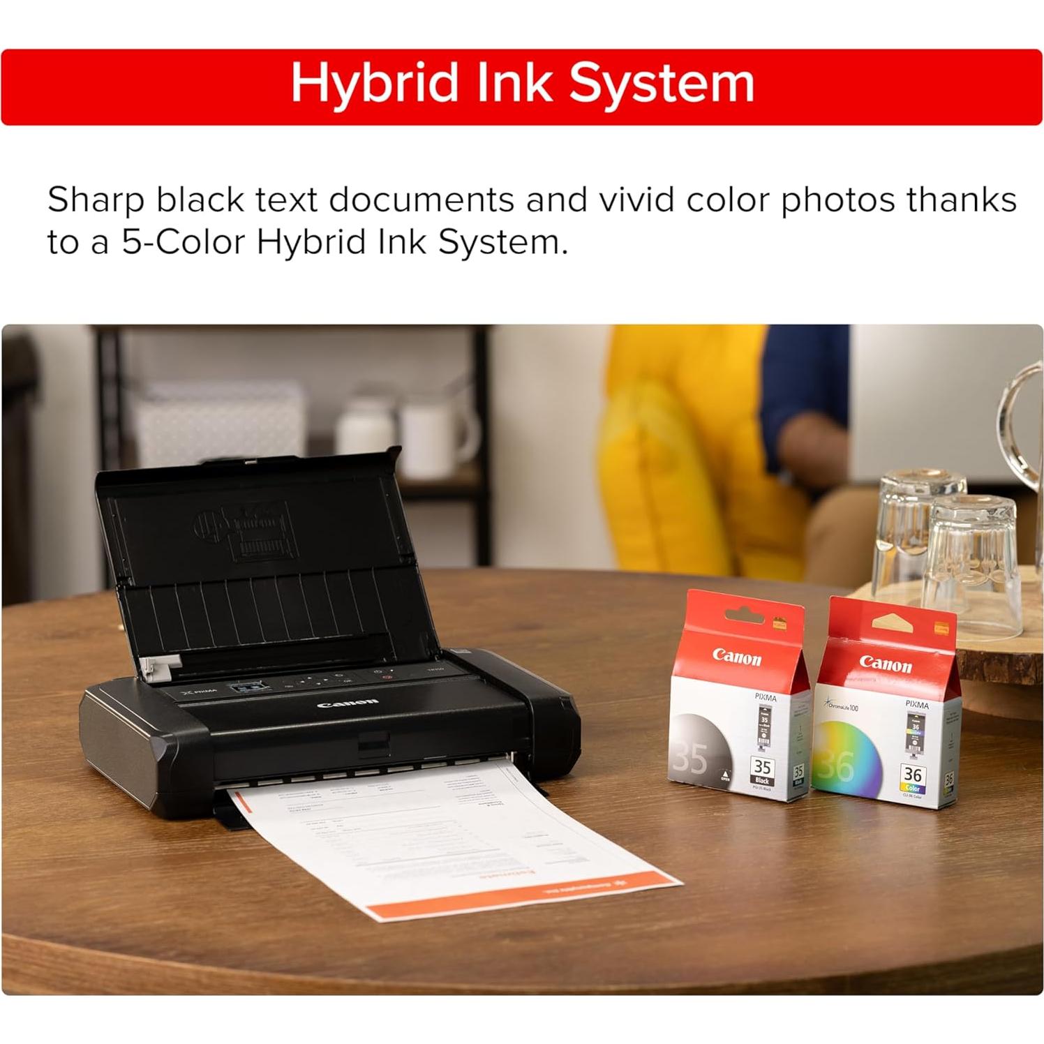 Impresora Portátil Inalámbrica Canon PIXMA TR160 2.04 kg