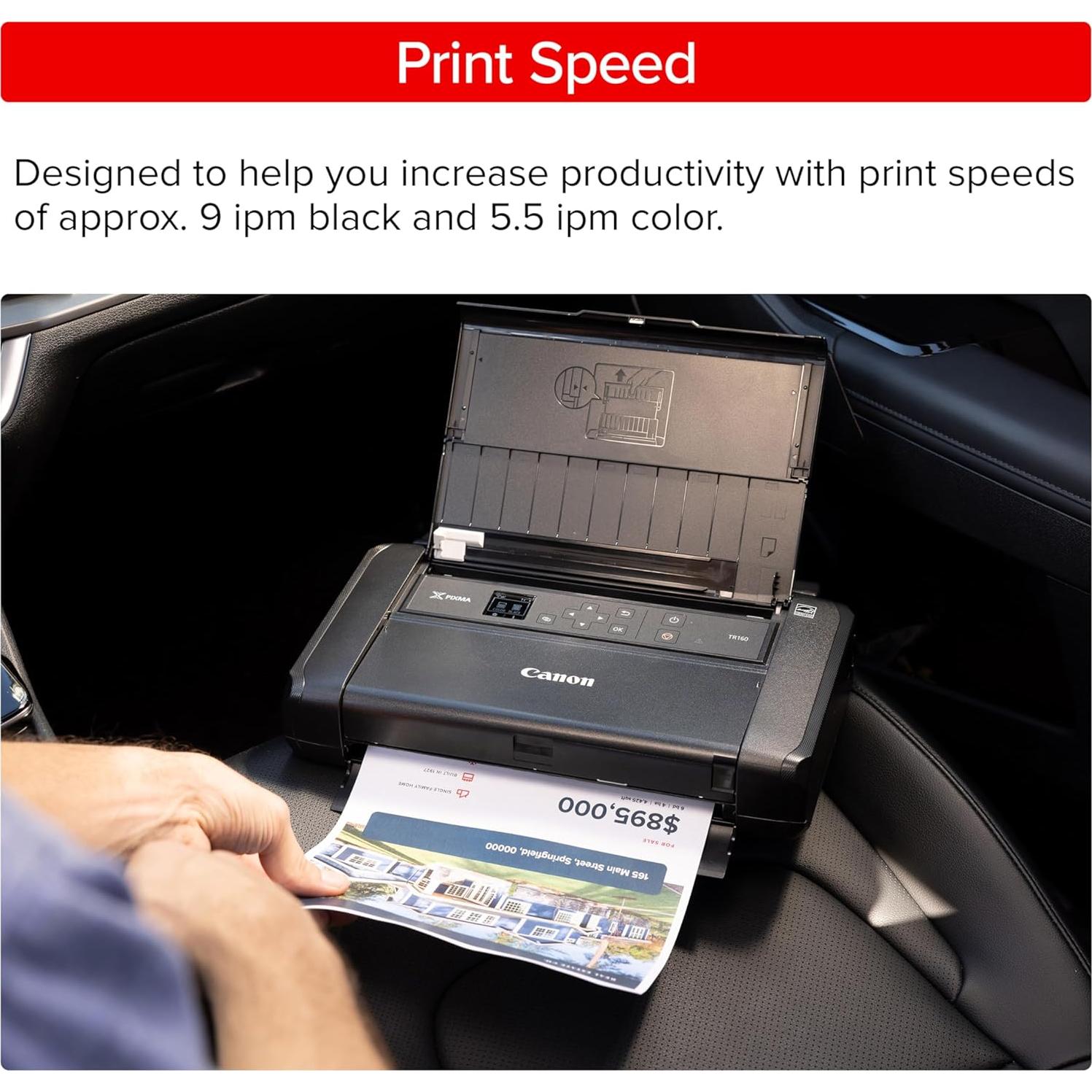 Impresora Portátil Inalámbrica Canon PIXMA TR160 2.04 kg