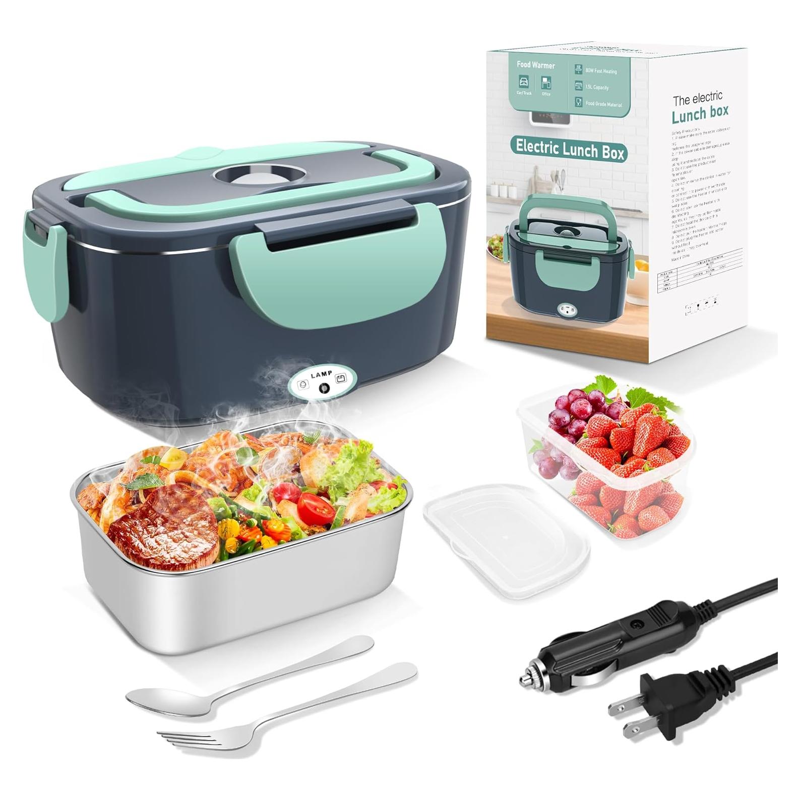 Caja de Almuerzo Eléctrica HOLDRUBY 1.5L 80W a Prueba de Fugas