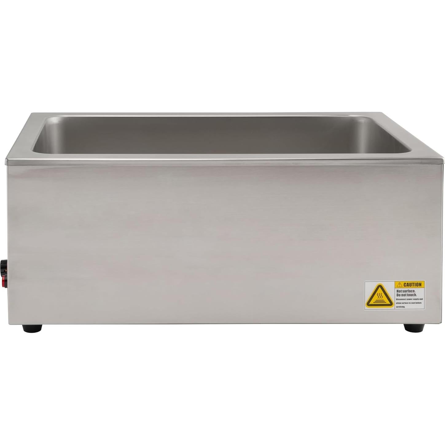 Calentador de Comida Portátil Winco FW-S500 Acero Inoxidable 1200W