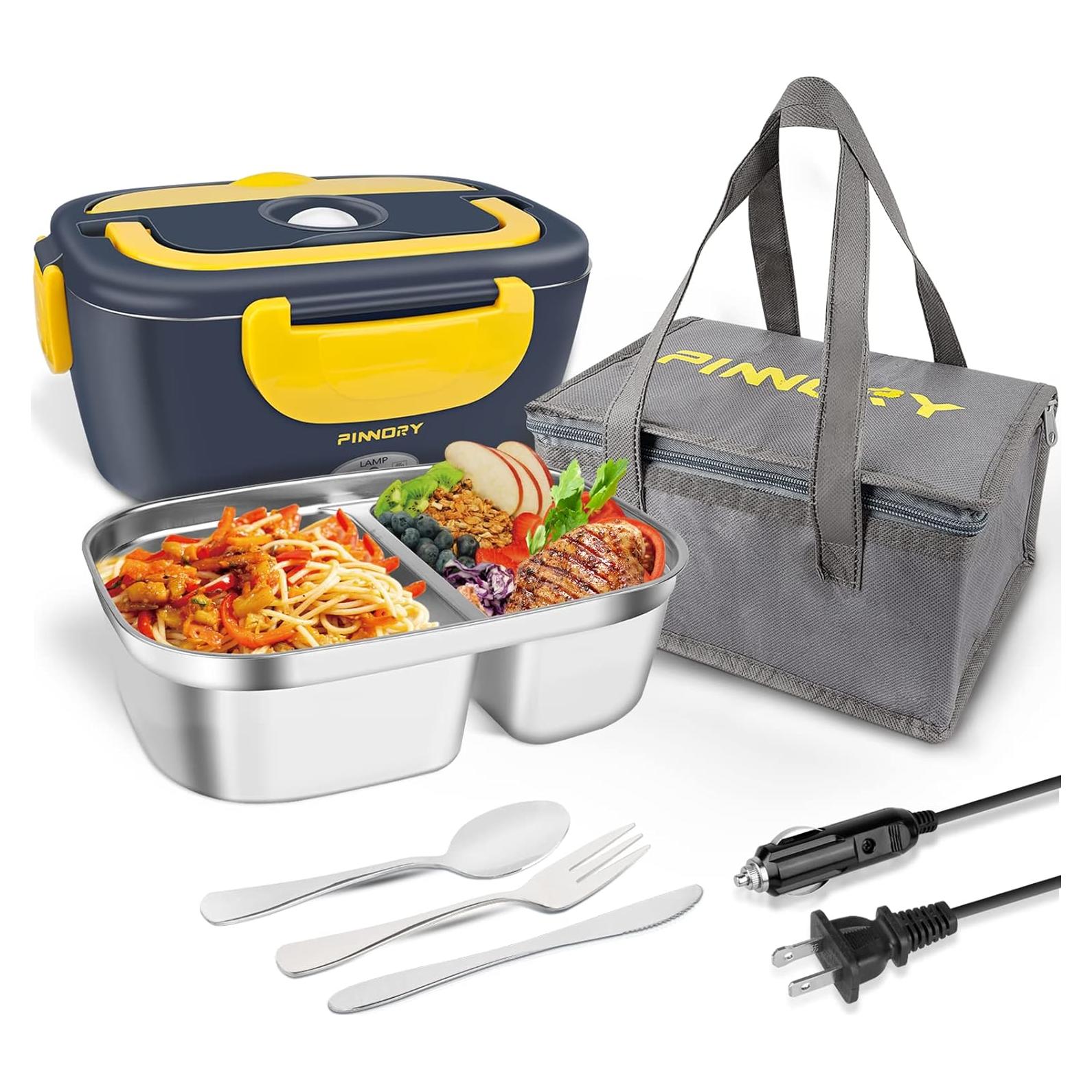 Calentador de Comida Eléctrico LETAAKA 80W 1.5L Acero Inoxidable