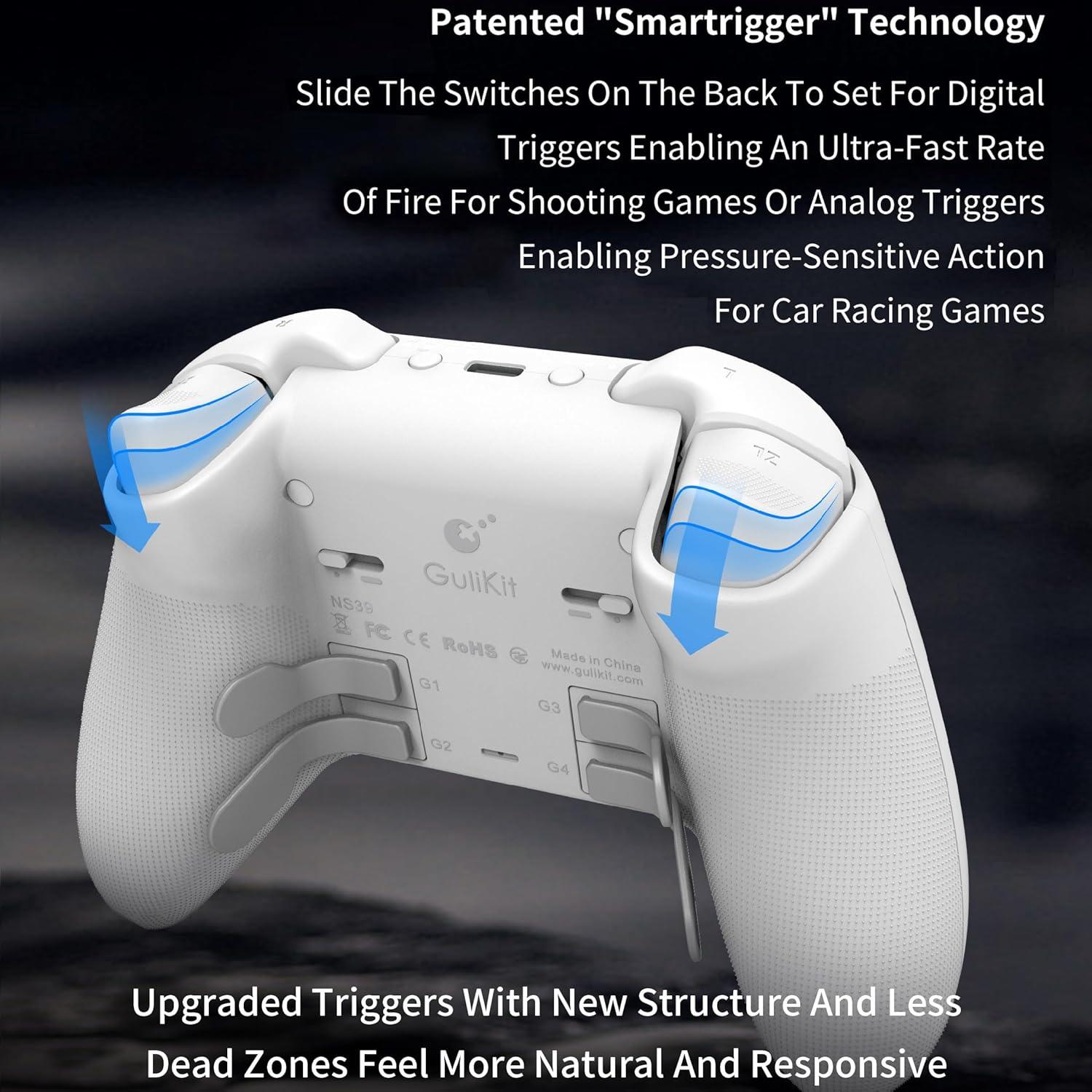 Controlador GuliKit KK3 MAX Bluetooth Inalámbrico 2200 Precisión