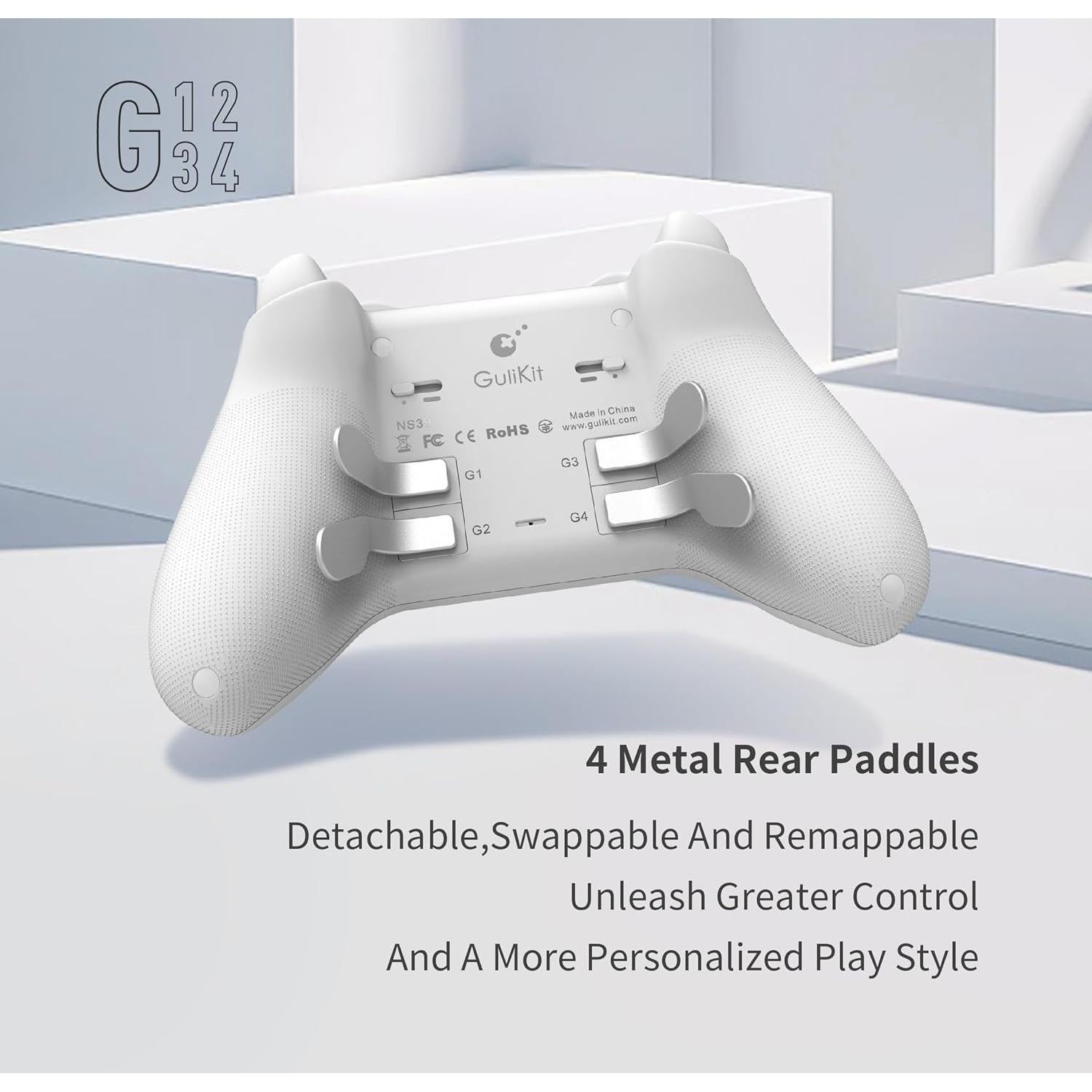 Controlador GuliKit KK3 MAX Bluetooth Inalámbrico 2200 Precisión