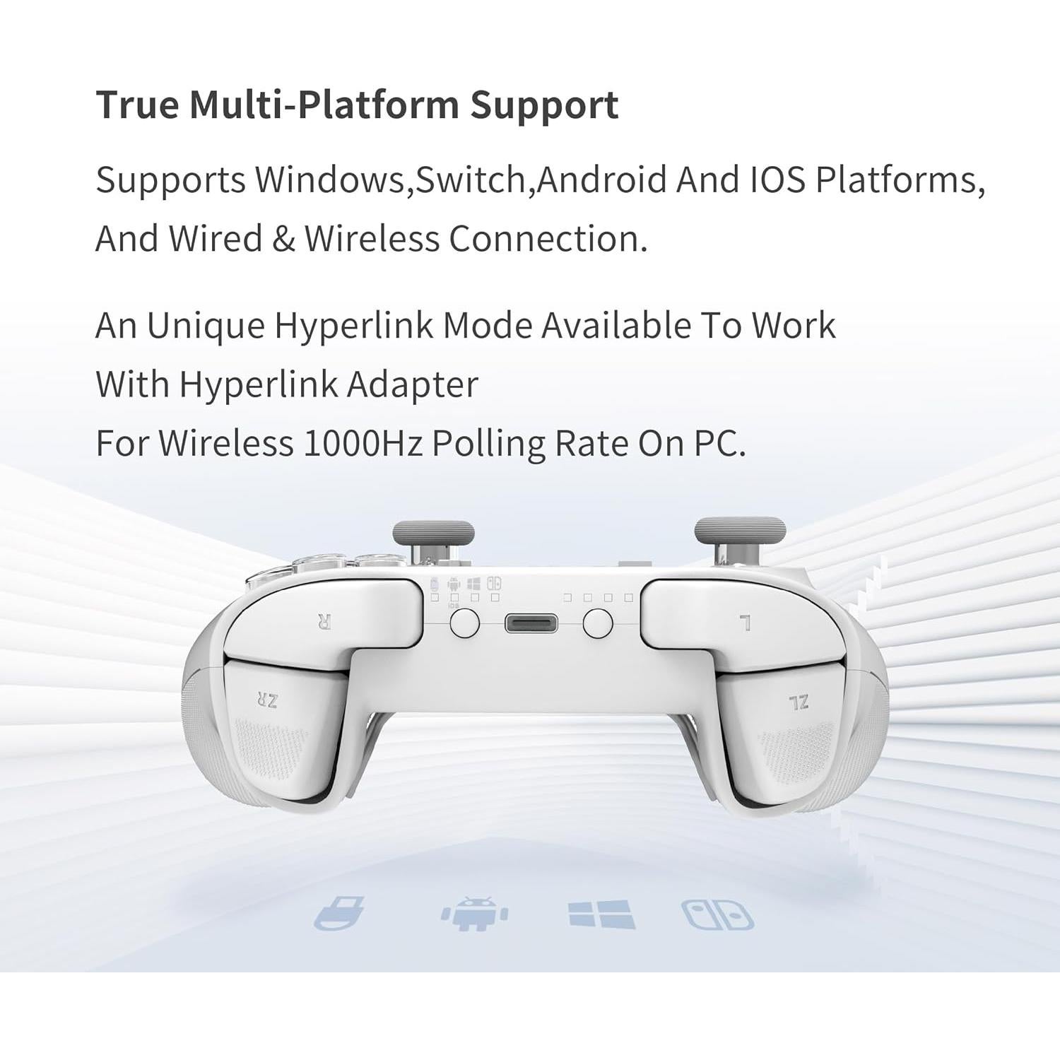 Controlador GuliKit KK3 MAX Bluetooth Inalámbrico 2200 Precisión