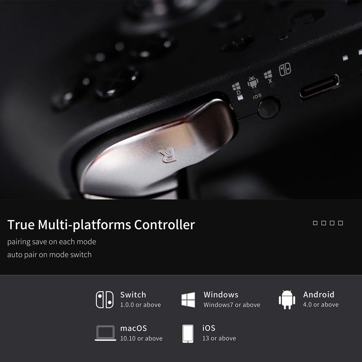 Controlador Inalámbrico GuliKit King Kong 2 Pro para Switch y PC