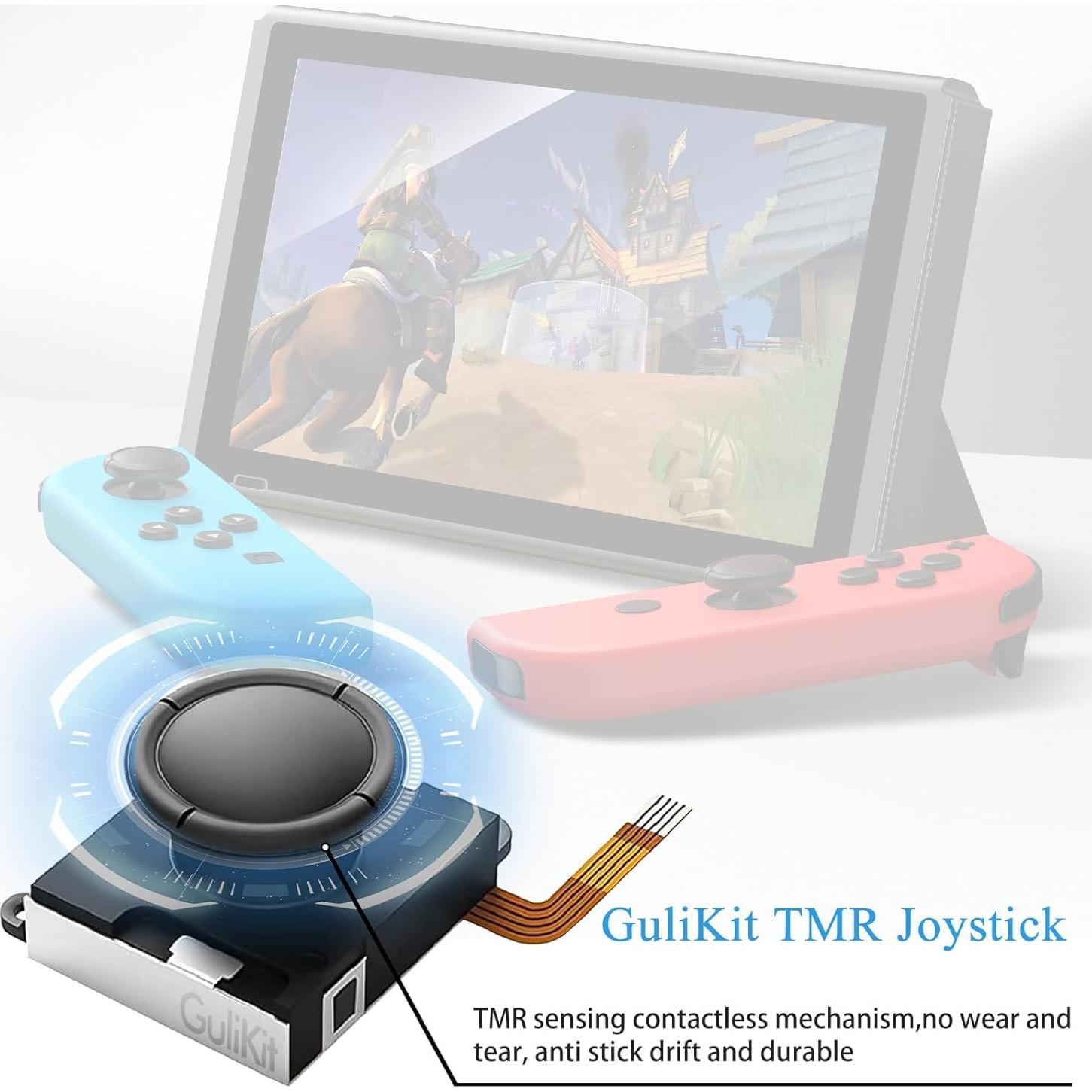 Joystick GuliKit TMR Anti-Deriva para Switch y Switch Lite