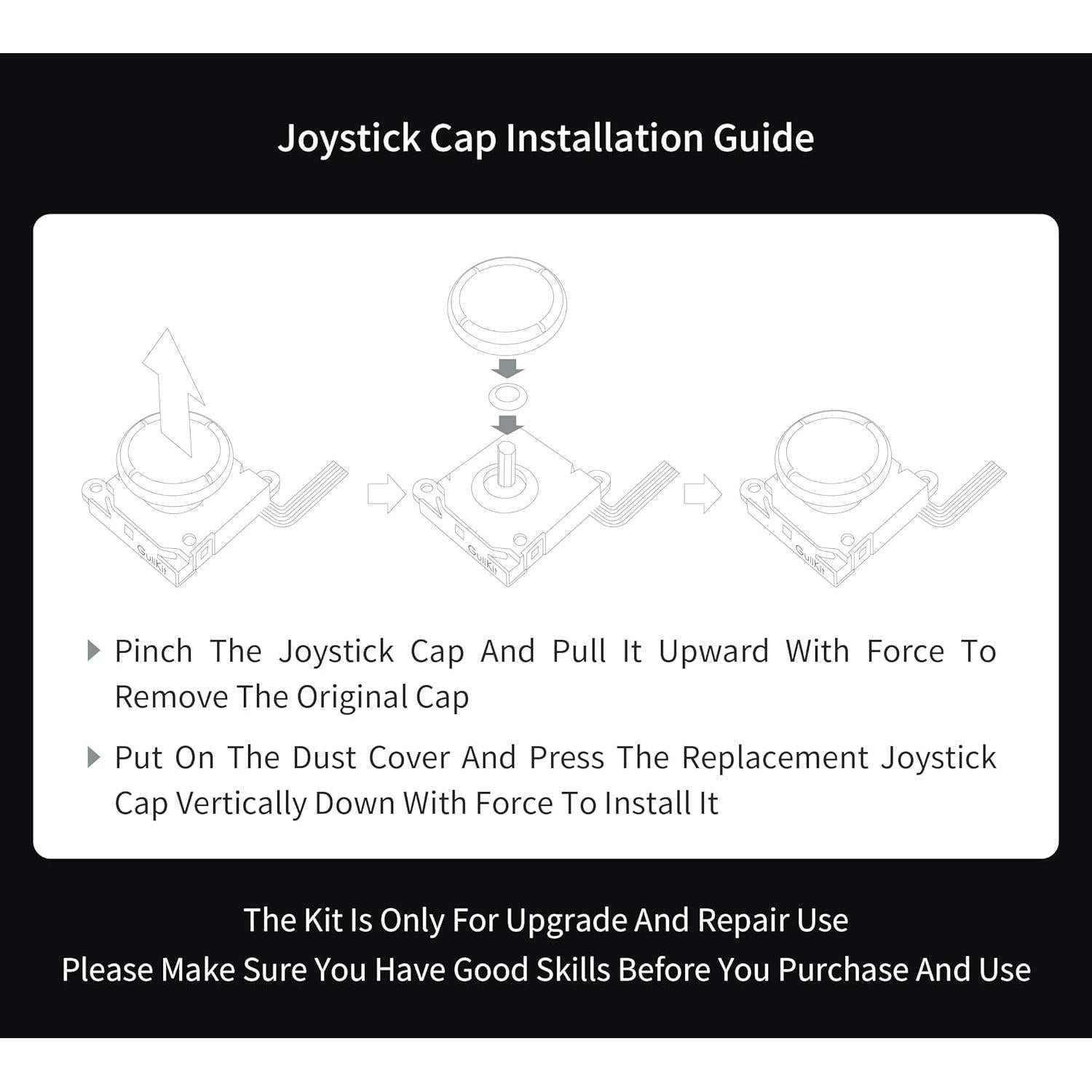 Joystick GuliKit TMR Anti-Deriva para Switch y Switch Lite