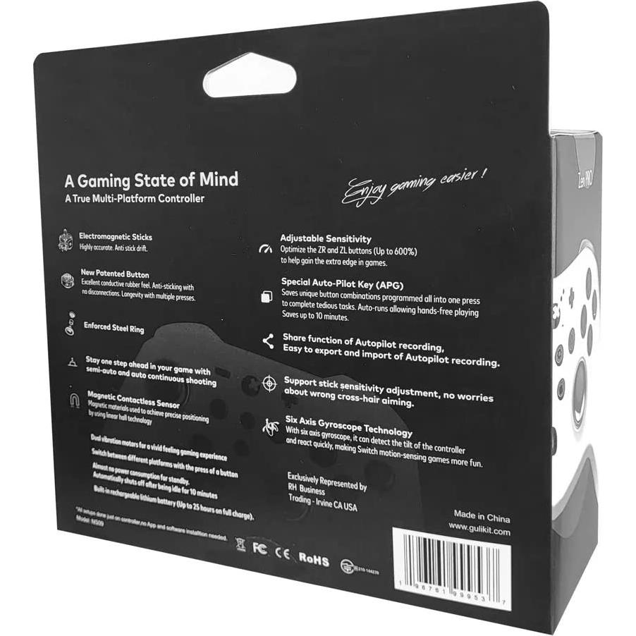 Controlador Inalámbrico GuliKit ZEN PRO para Nintendo Switch y PC
