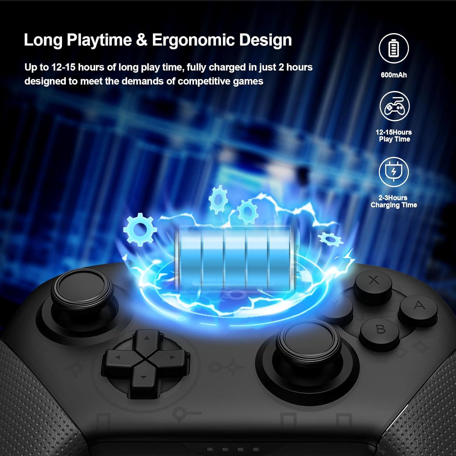 Controlador Pro Inalámbrico Gamekaws para Switch/Switch Lite