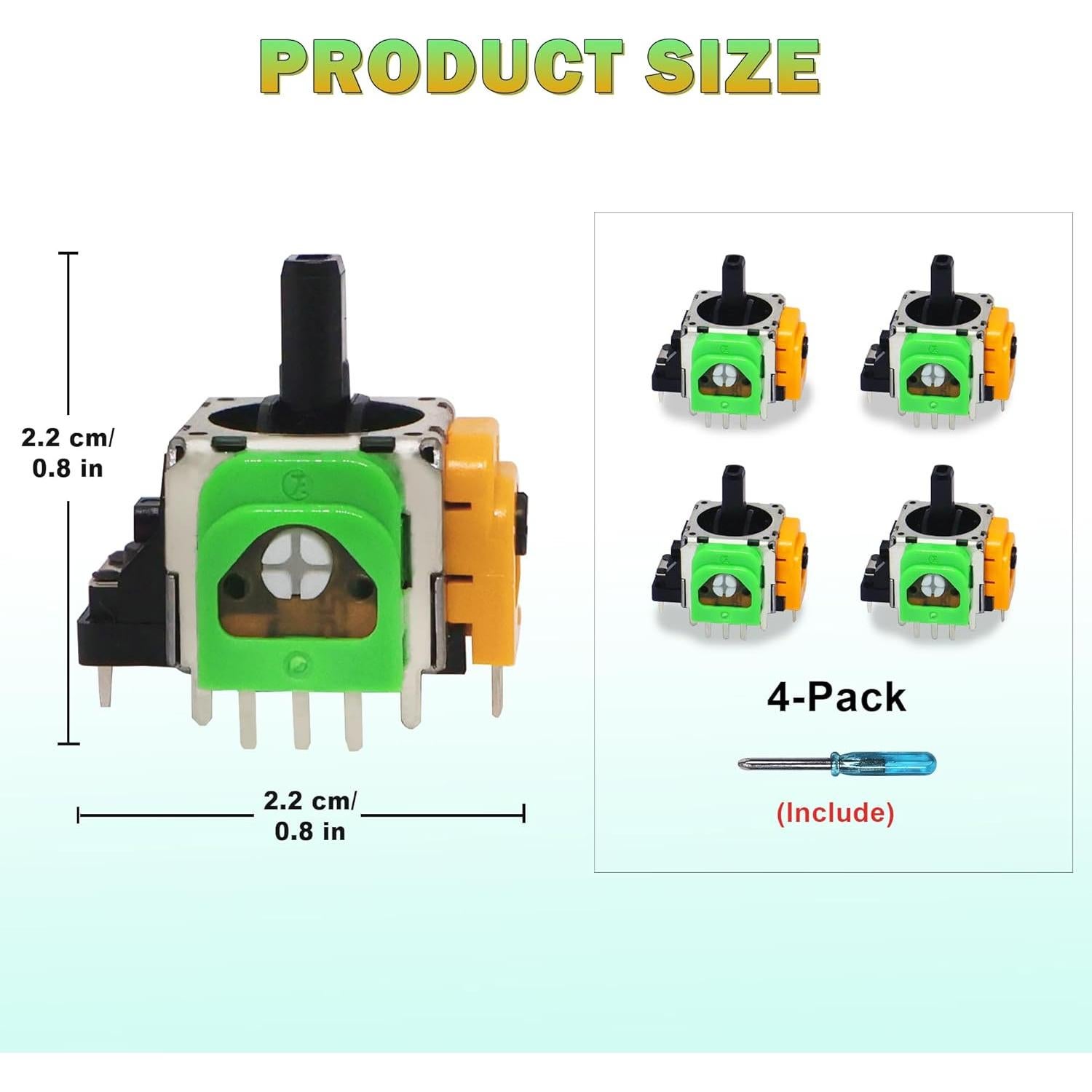 Joystick Analógico 3D Intec Gaming para Xbox Series S/X - Juego de 4