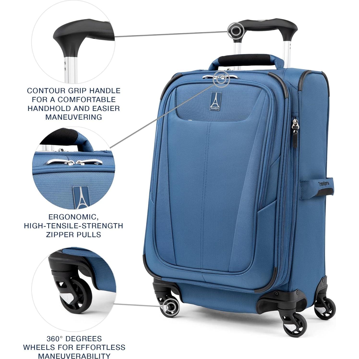 Maleta Expandible Travelpro Maxlite 5 21" Azul Ensign Ligera