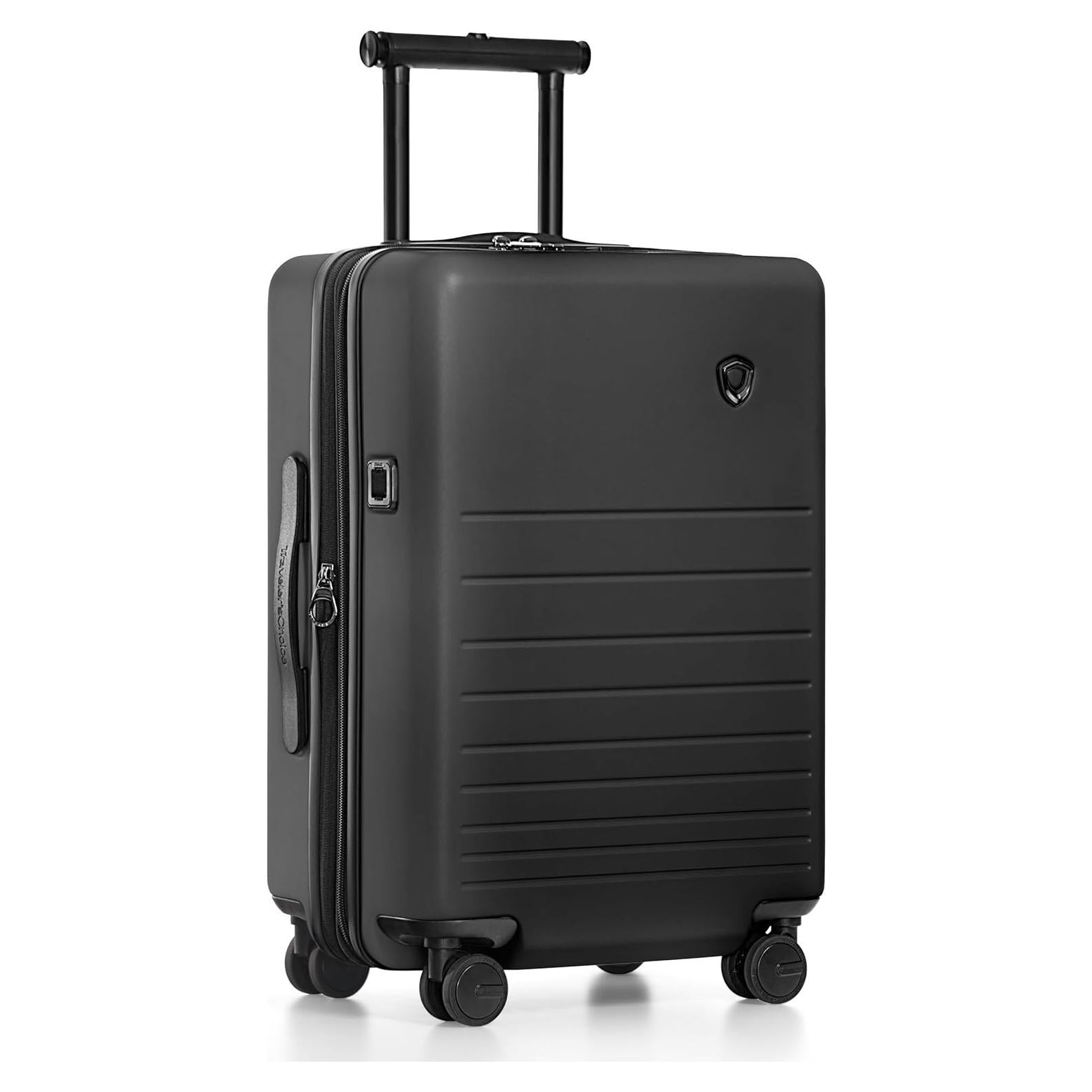 Maleta Dura Expandible Traveler's Choice Markham 21" Negra