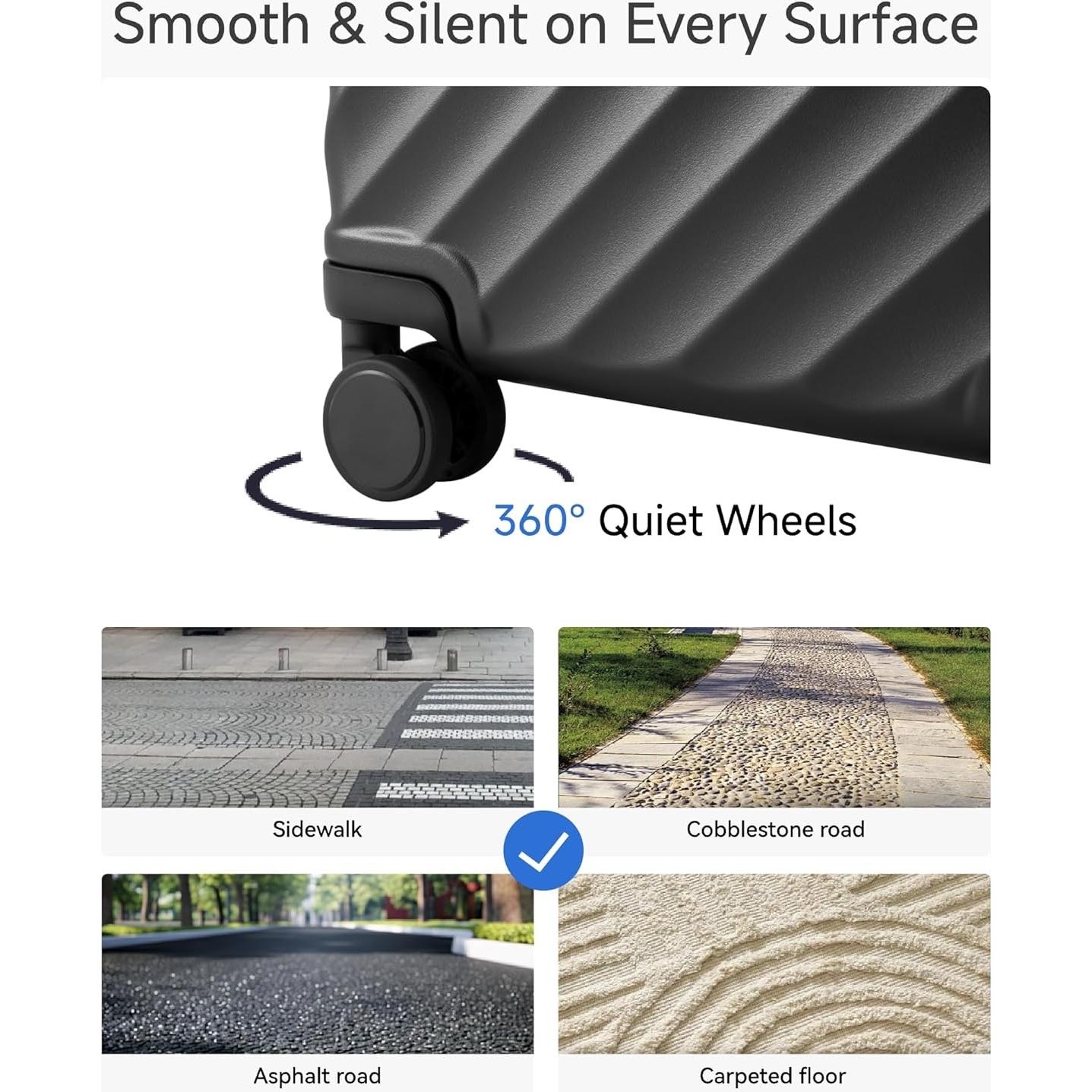 Maleta de Mano Luggex 20 Pulgadas Expandible Policarbonato