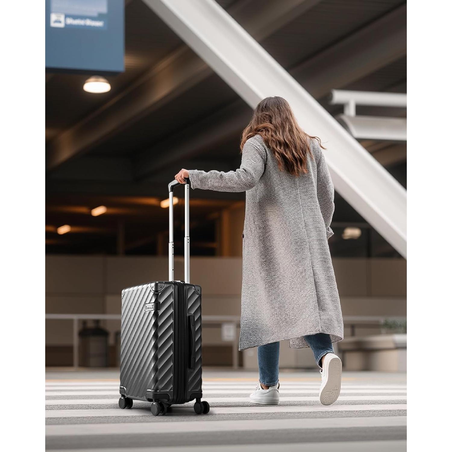 Maleta de Mano Luggex 20 Pulgadas Expandible Policarbonato