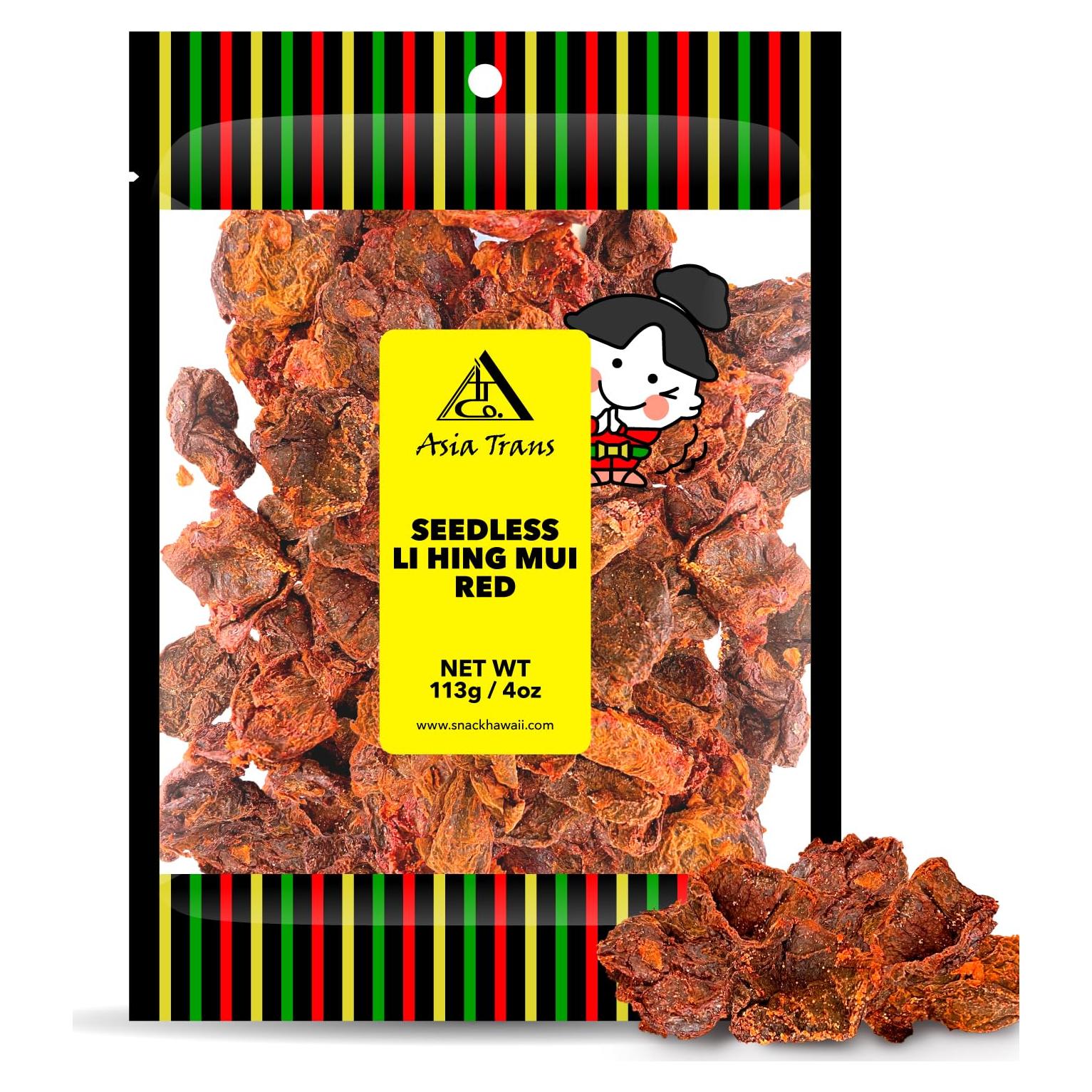 Ciruelas Li Hing Mui Sin Hueso Asia Trans 113g - Dulce y Ácido