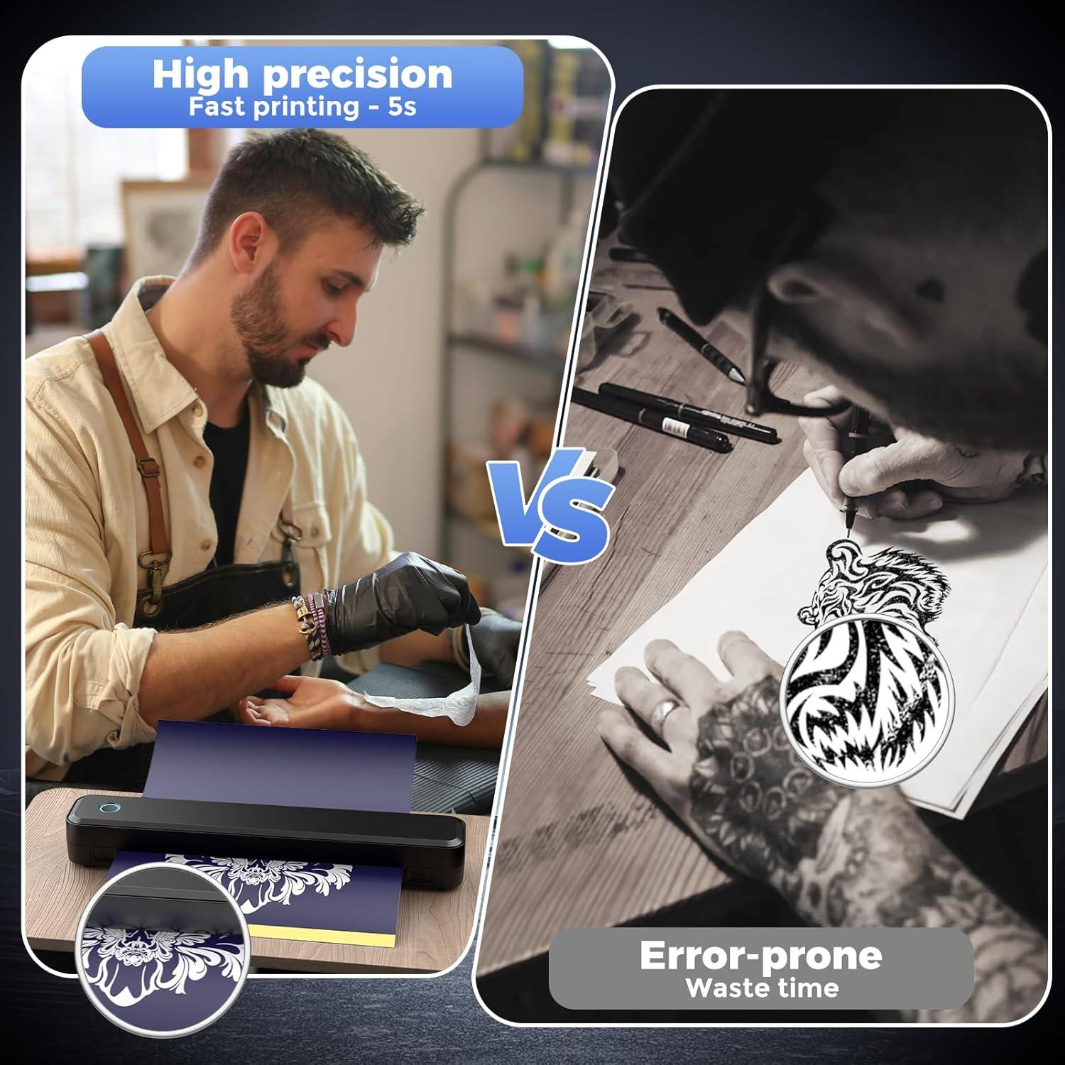 Impresora Térmica Portátil Aixiqee Bluetooth Negra A4