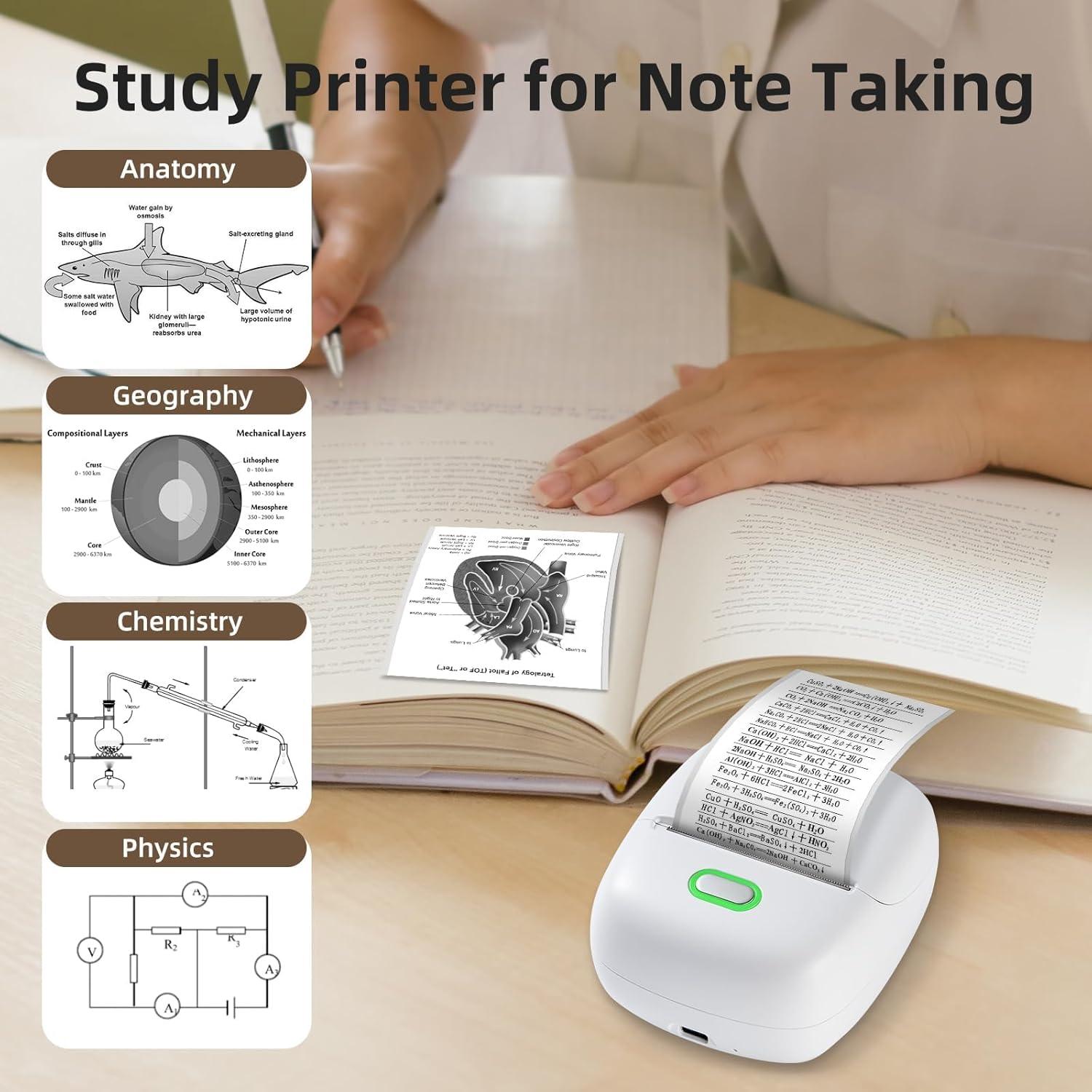 Impresora de Etiquetas Térmica ORGSTA S002 Bluetooth 300 DPI