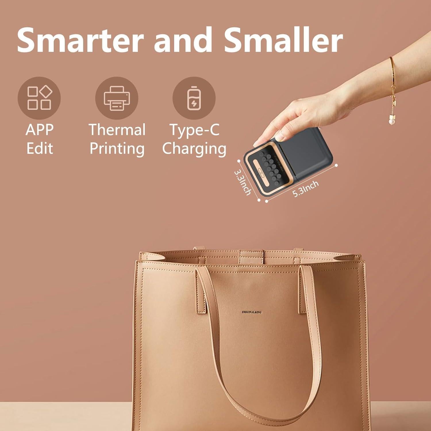 Impresora de Etiquetas Térmica Portátil Prievou WP9520 Bluetooth