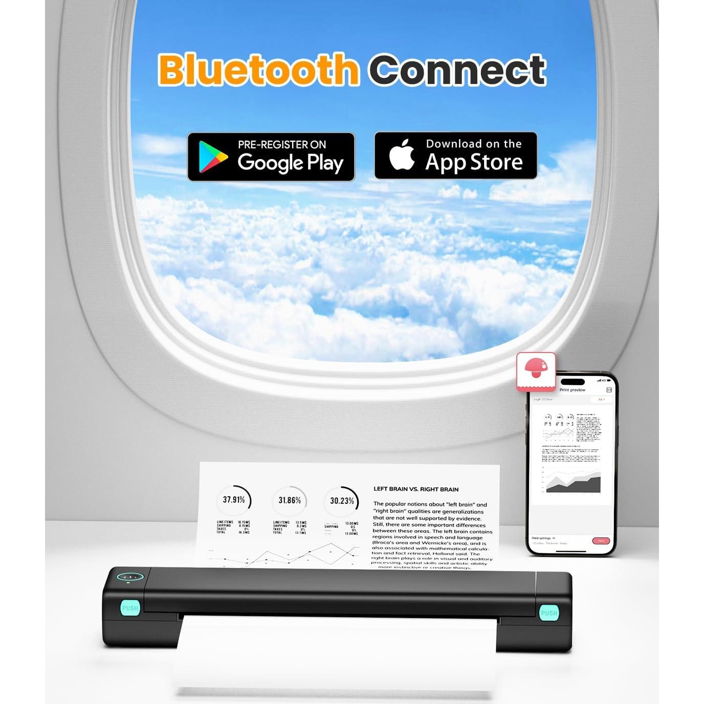 Impresora Portátil Phomemo M08F Pro Bluetooth Térmica 8.5x11