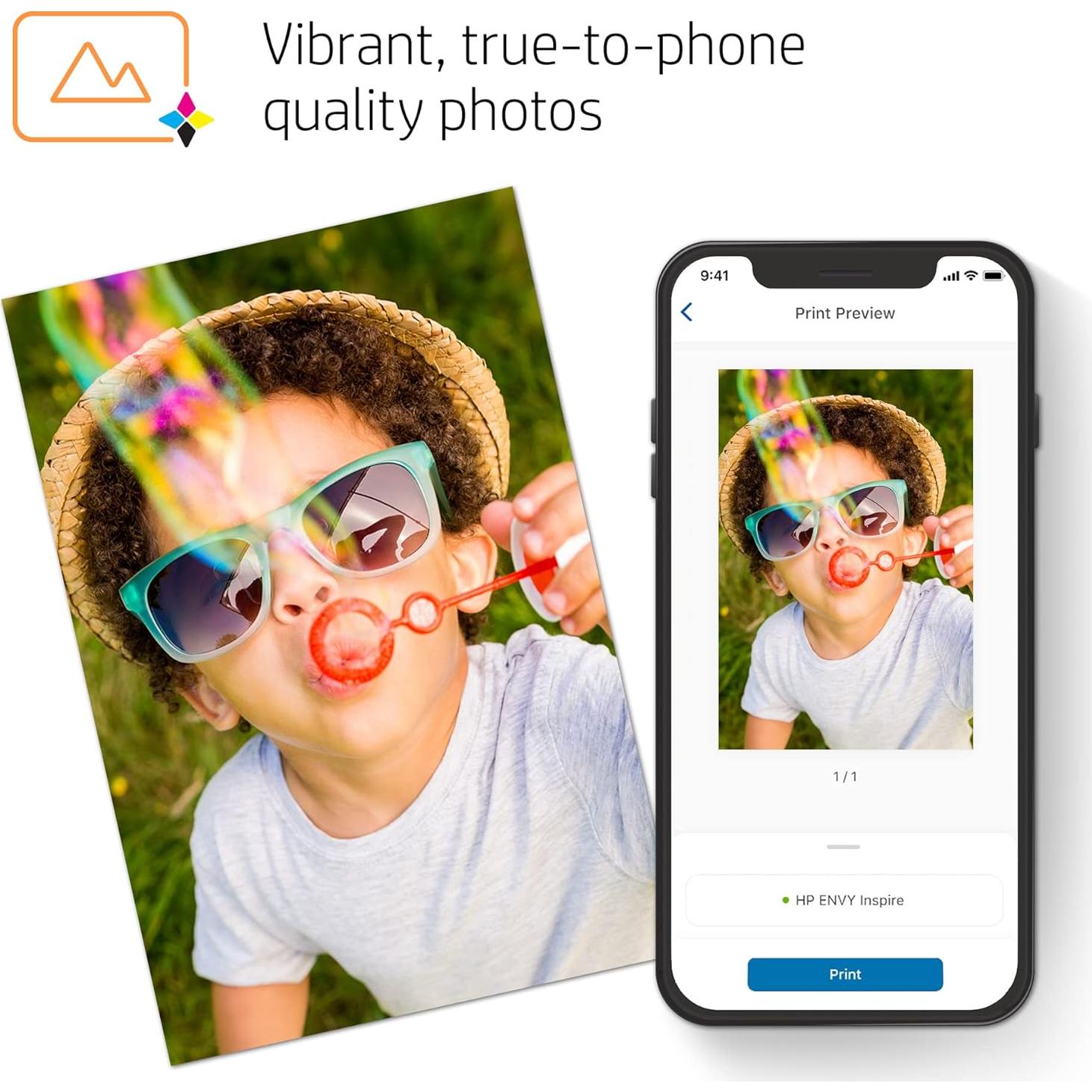 Impresora Multifuncional HP ENVY Inspire 7255e Inalámbrica