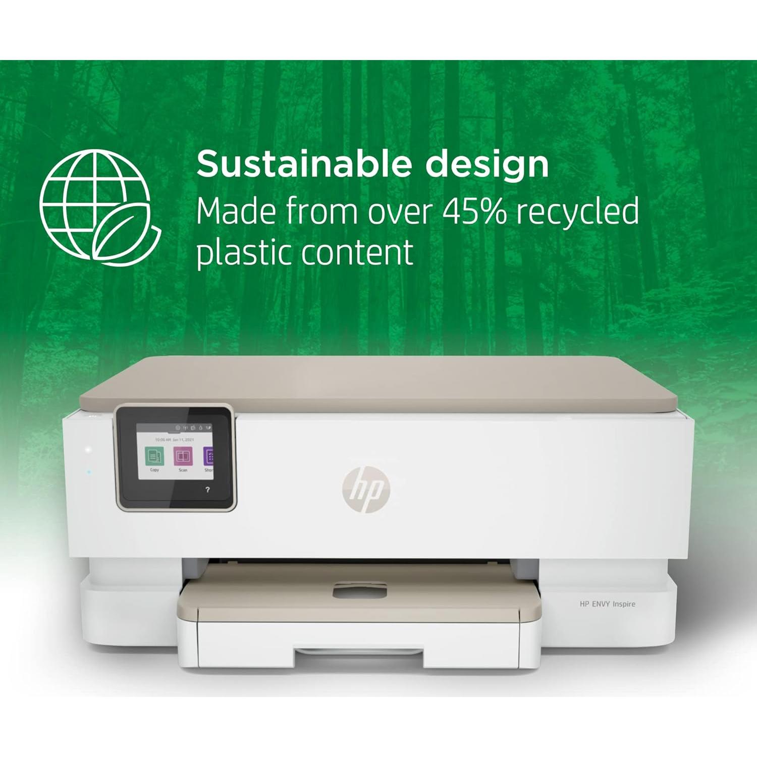 Impresora Multifuncional HP ENVY Inspire 7255e Inalámbrica