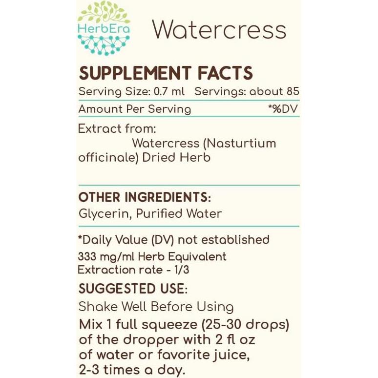 Extracto de Berro Herbera 59.15 ml - Gotas Líquidas Naturales