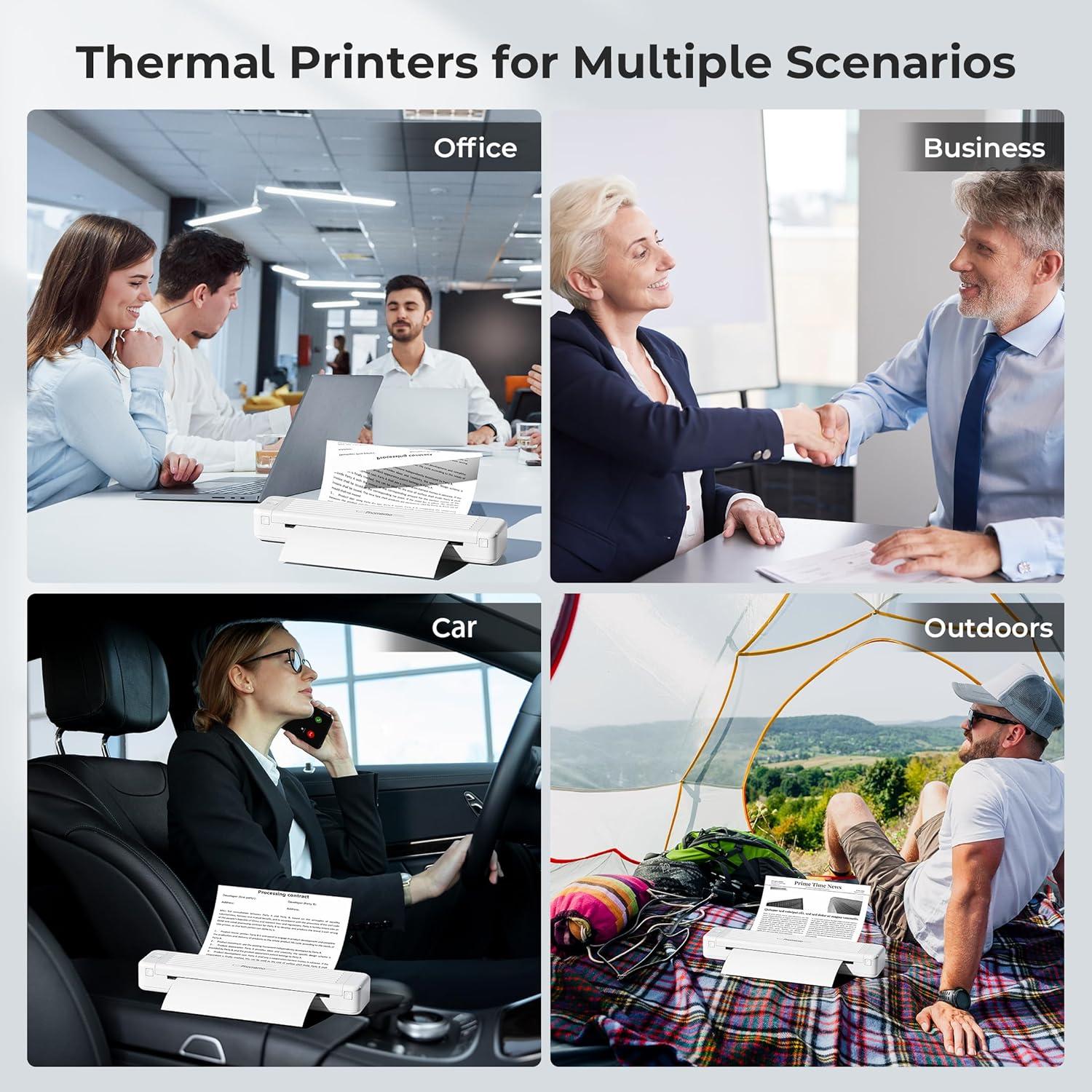 Impresora Portátil Phomemo P831 Bluetooth 300 DPI A4