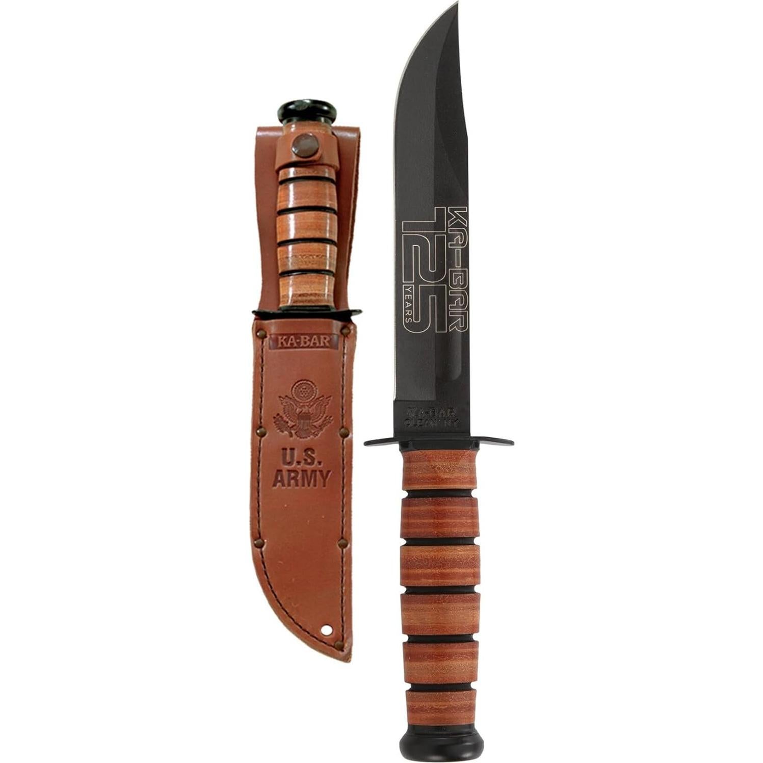 Cuchillo KA-BAR Aniversario 125 U.S. Army 30.48 cm Filo Recto