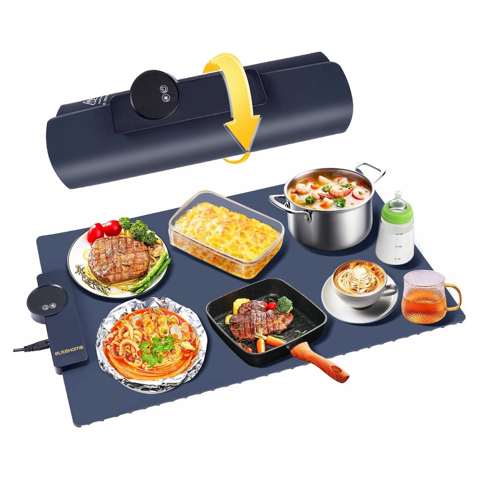 Alfombrilla Calentadora de Comida EliteHome 60x38cm 6 Niveles