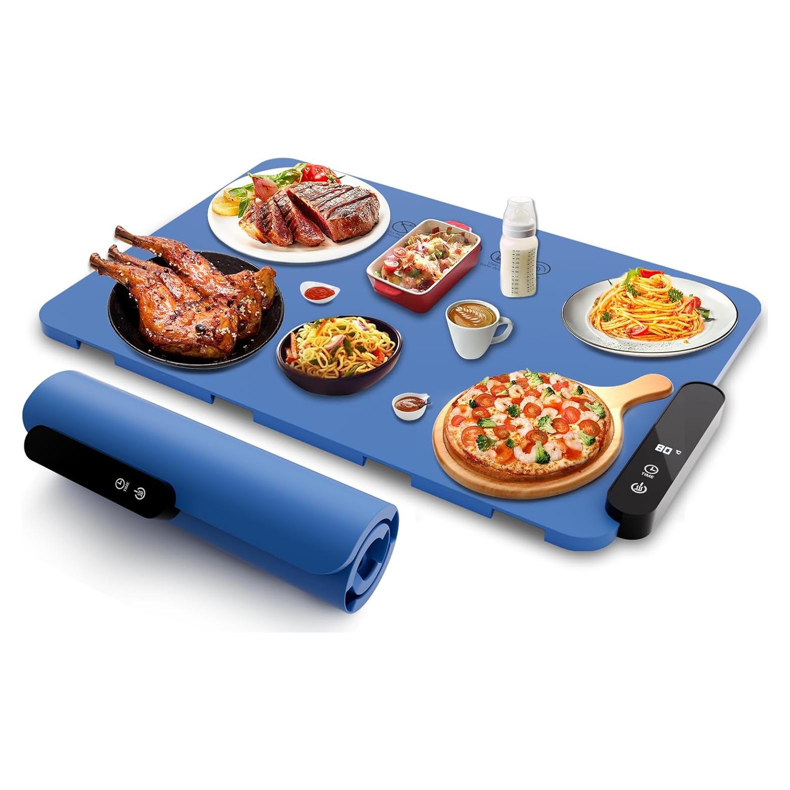 Bandeja Calentadora Eléctrica HASDSAGY 44.9x31.8cm 5 Temperaturas