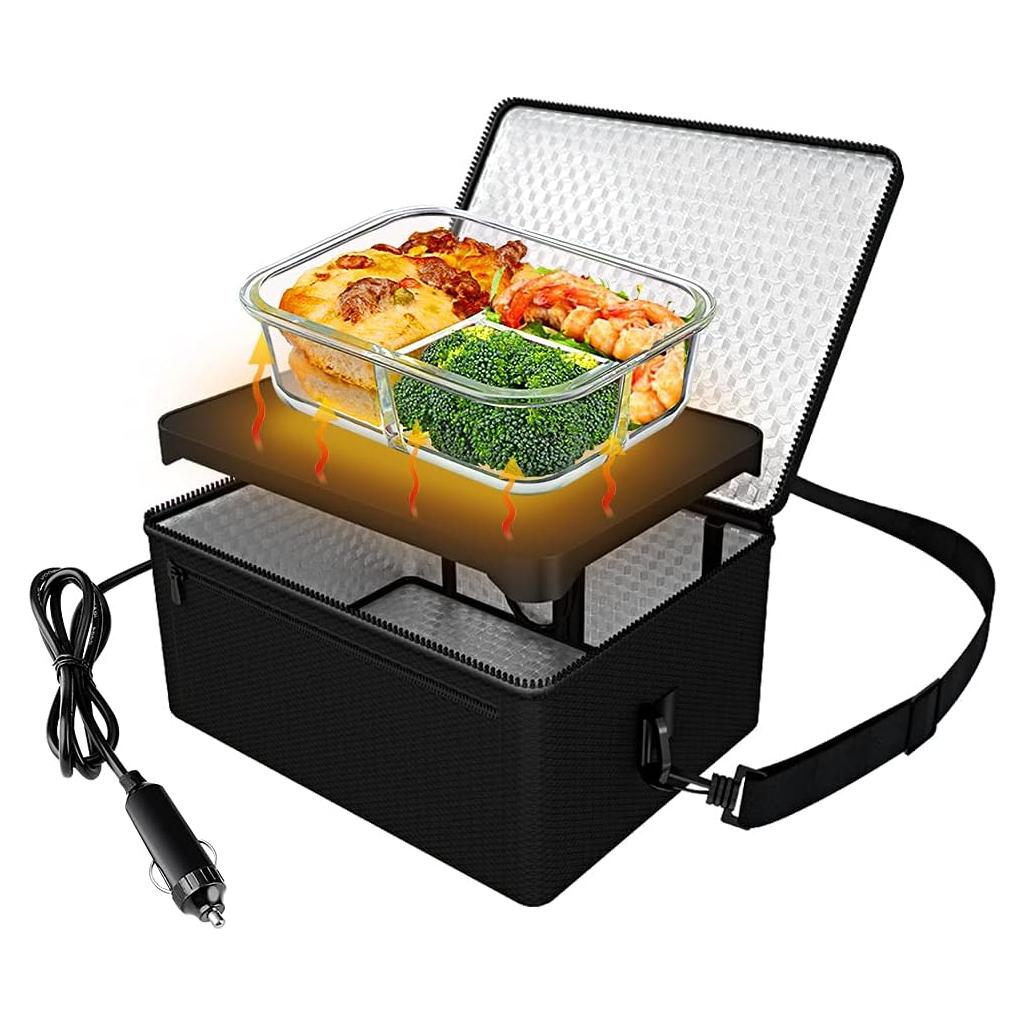 Horno Portátil Eléctrico 90W ROTTOGOON para Auto 12V Negro