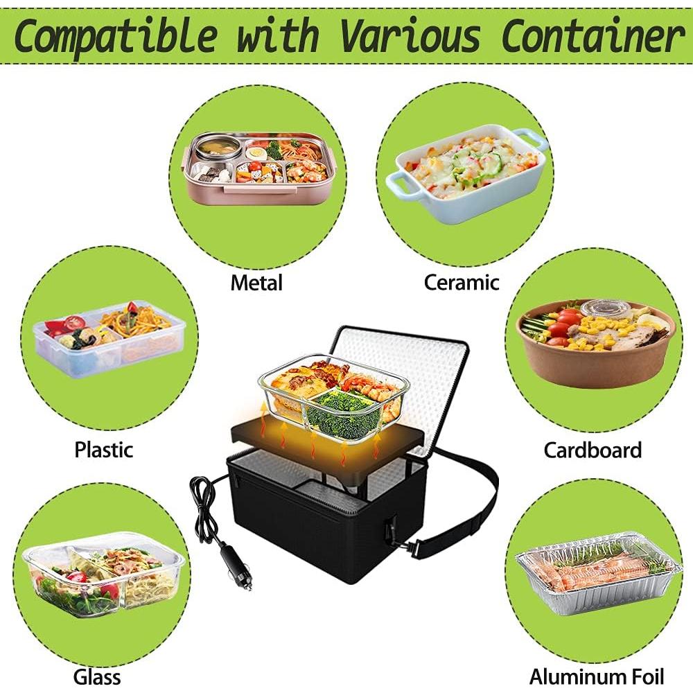 Horno Portátil Eléctrico 90W ROTTOGOON para Auto 12V Negro