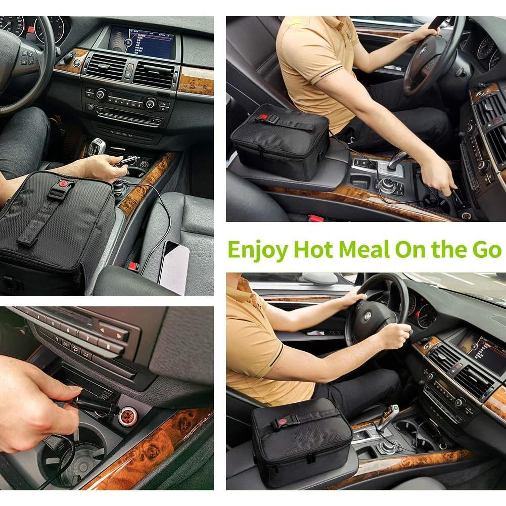 Horno Portátil Eléctrico 90W ROTTOGOON para Auto 12V Negro