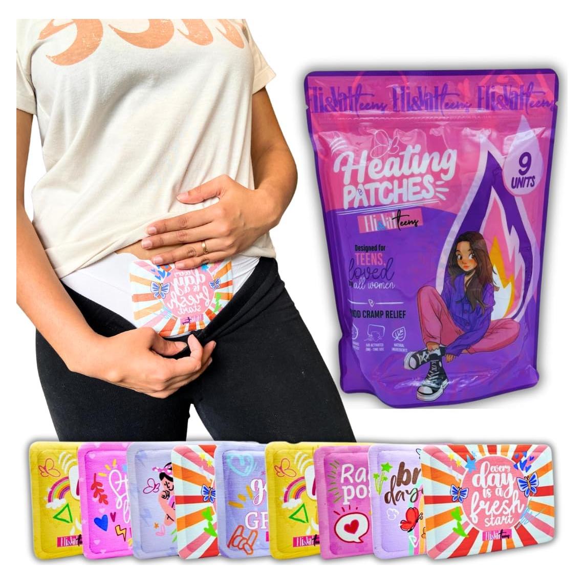 Almohadilla Térmica Desechable Eli&Val para Calambres Menstruales