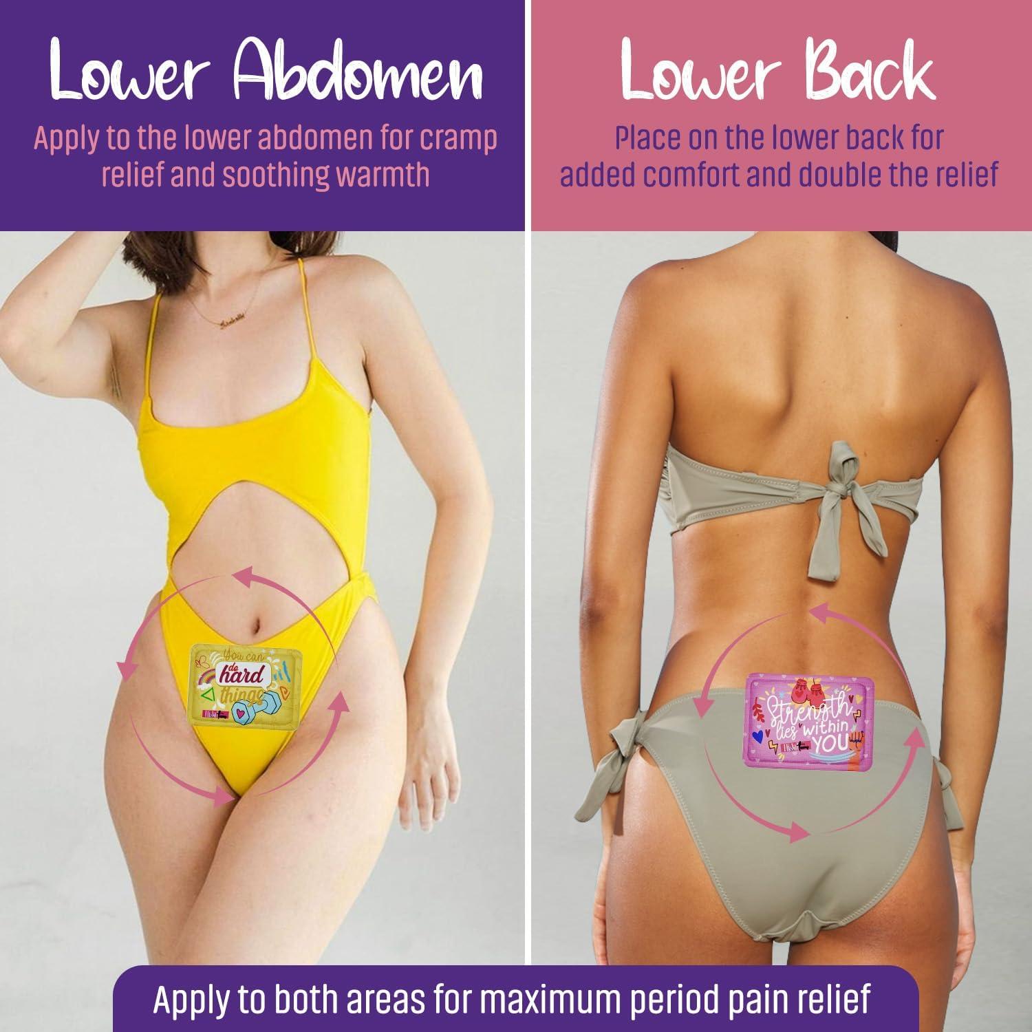 Almohadilla Térmica Desechable Eli&Val para Calambres Menstruales