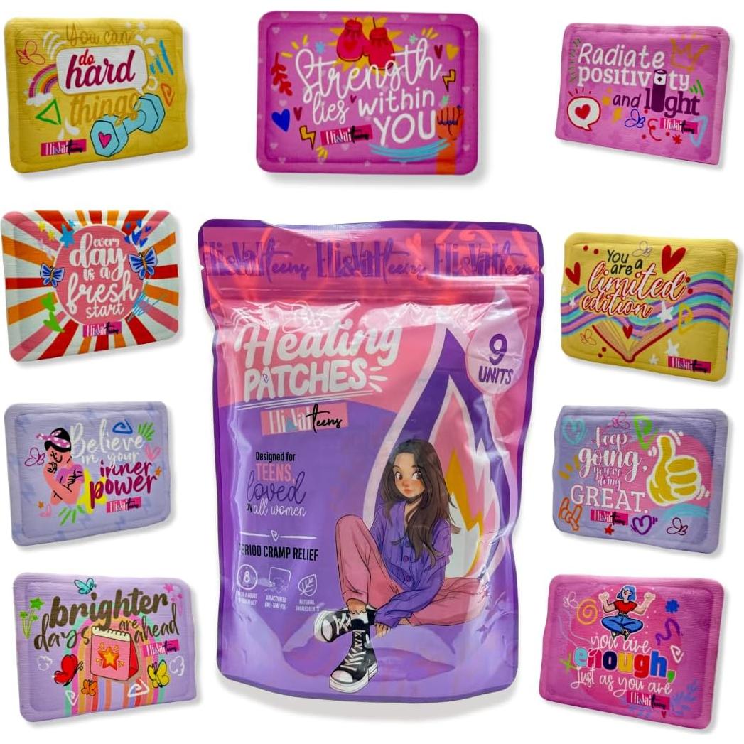 Almohadilla Térmica Desechable Eli&Val para Calambres Menstruales