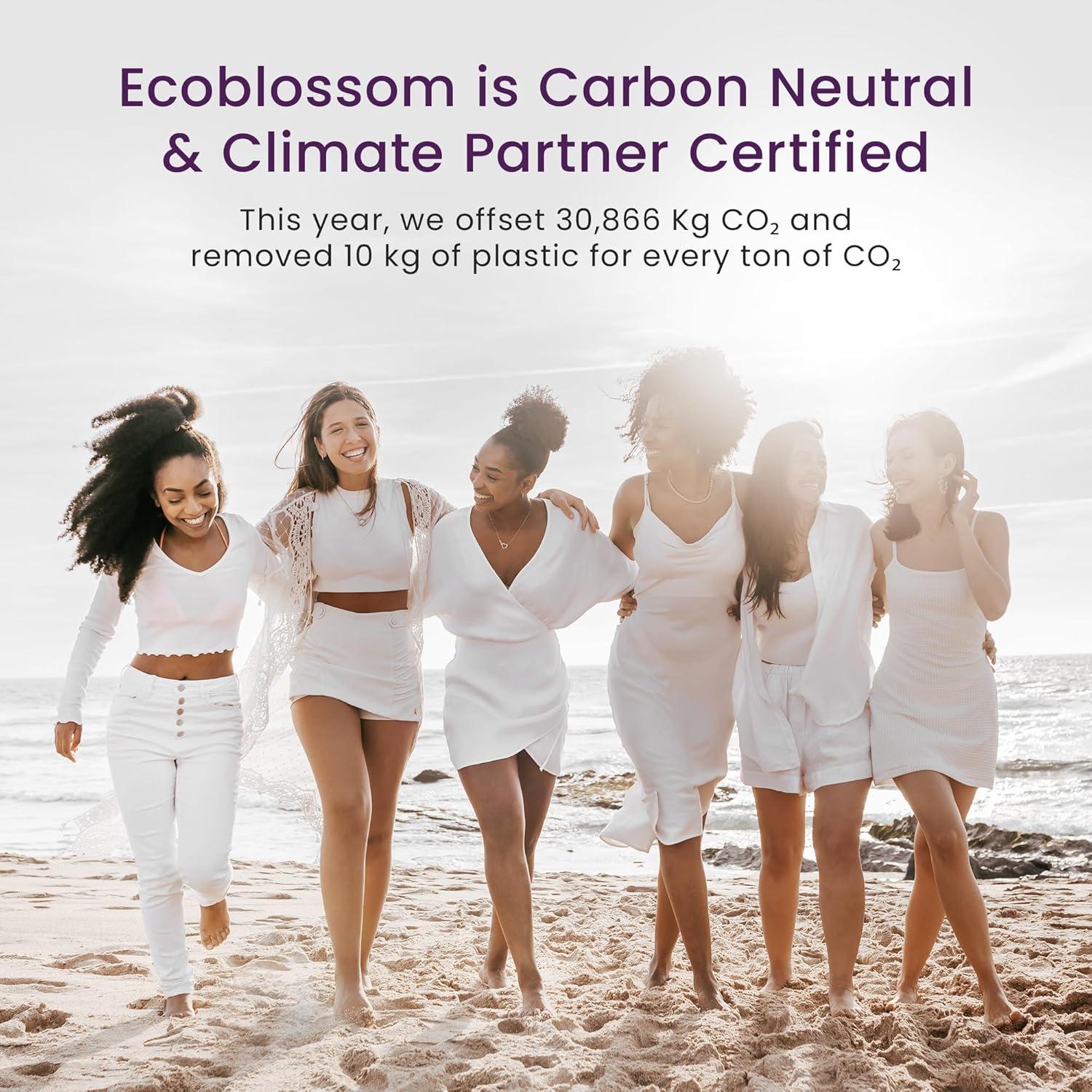 Juego de Copas Menstruales Reutilizables EcoBlossom - 1 Cuenta (Pequeña y Grande)