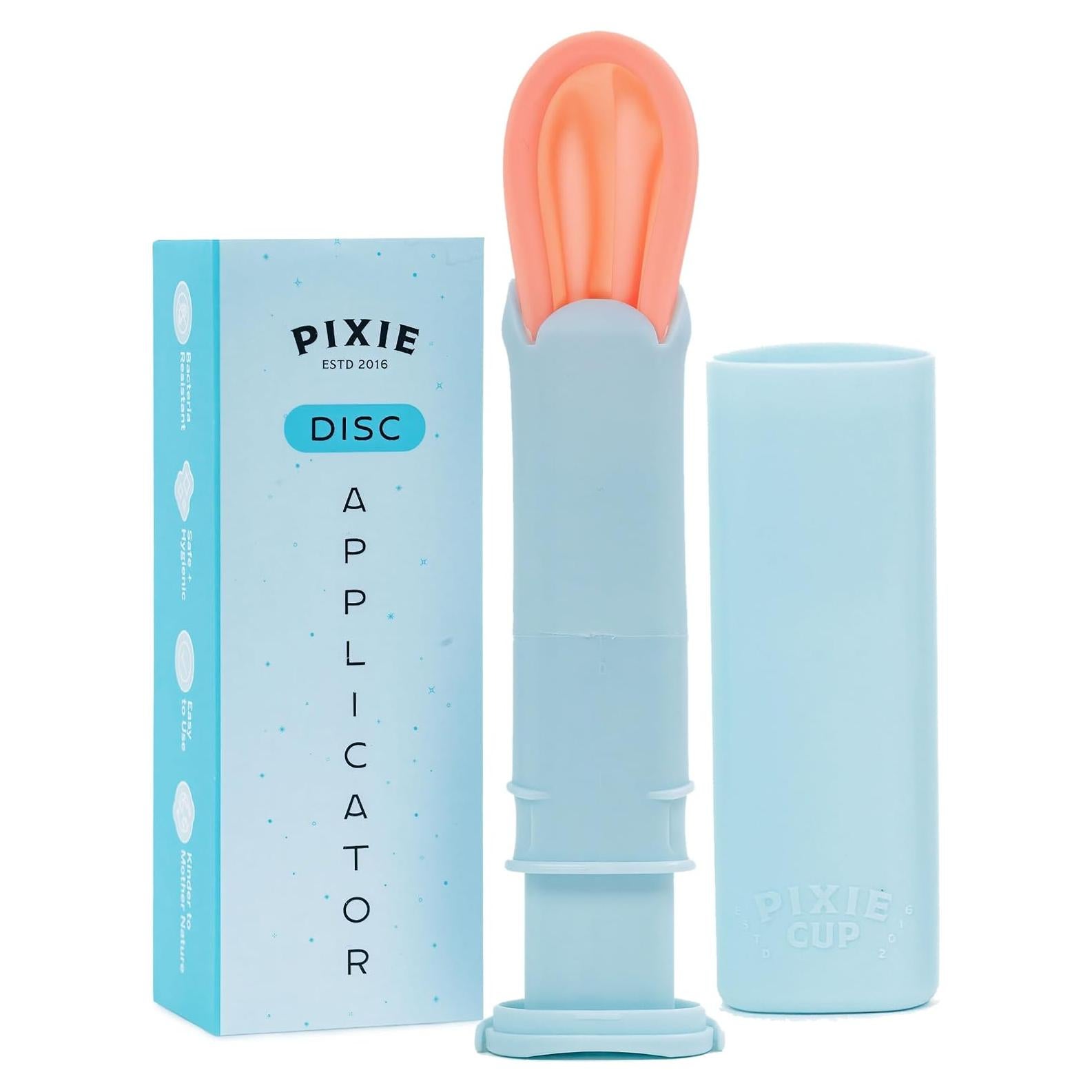 Aplicador de Disco Menstrual Pixie - TPE Antibacteriano - Reutilizable