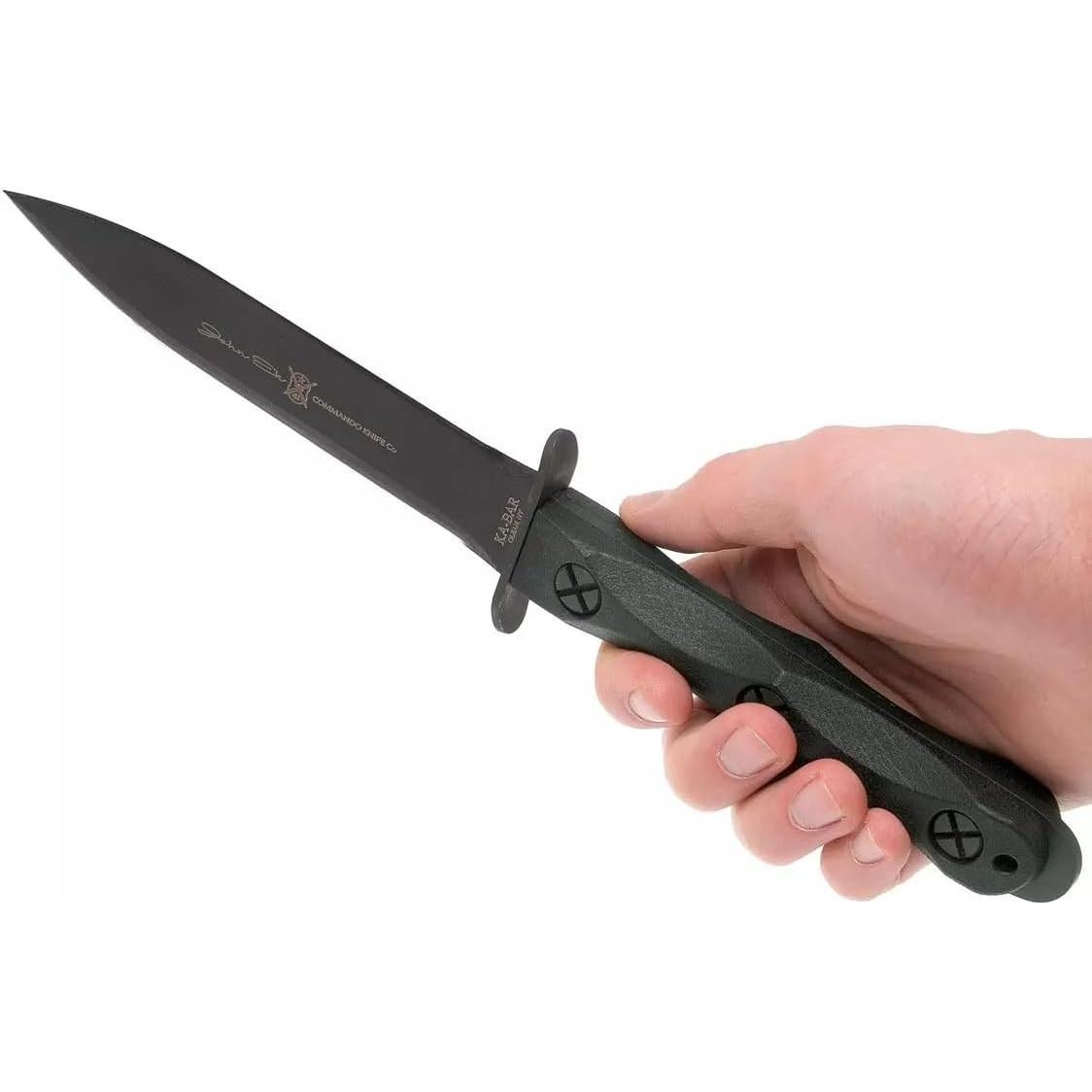 Cuchillo de combate KA-BAR EK44 con funda 32.1 cm
