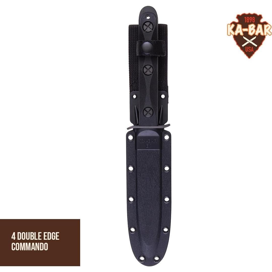 Cuchillo de combate KA-BAR EK44 con funda 32.1 cm